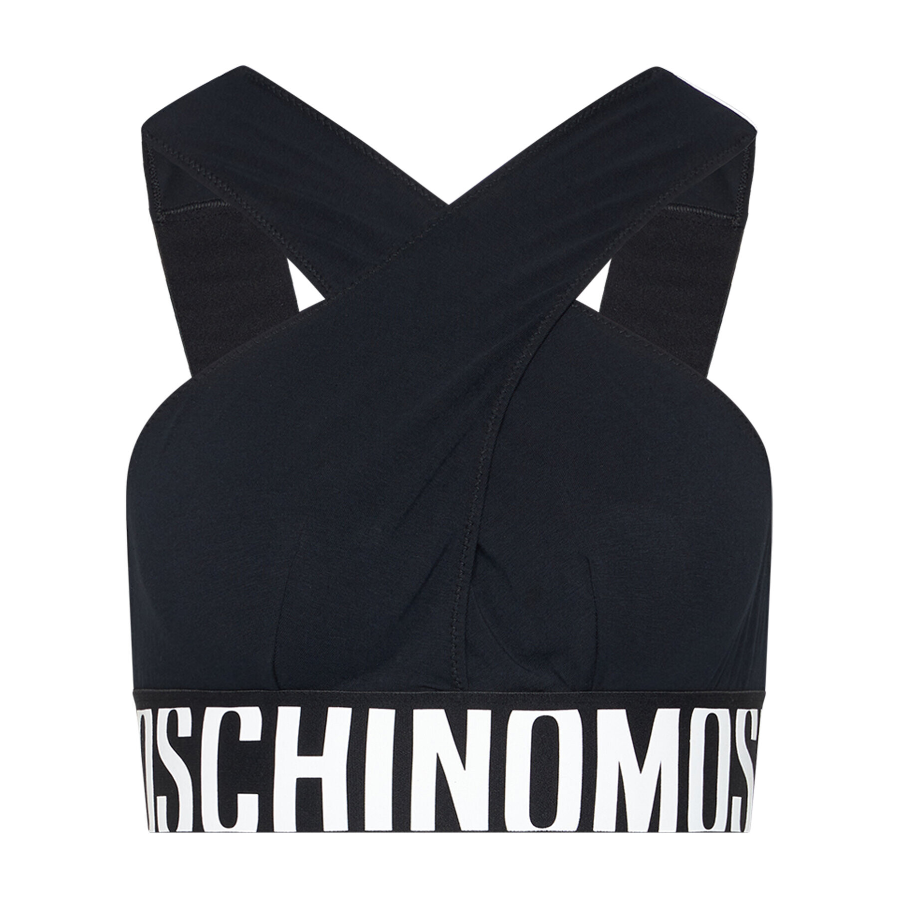 MOSCHINO Underwear & Swim Сутиен-топ 46 399 003 Черен - Pepit.bg