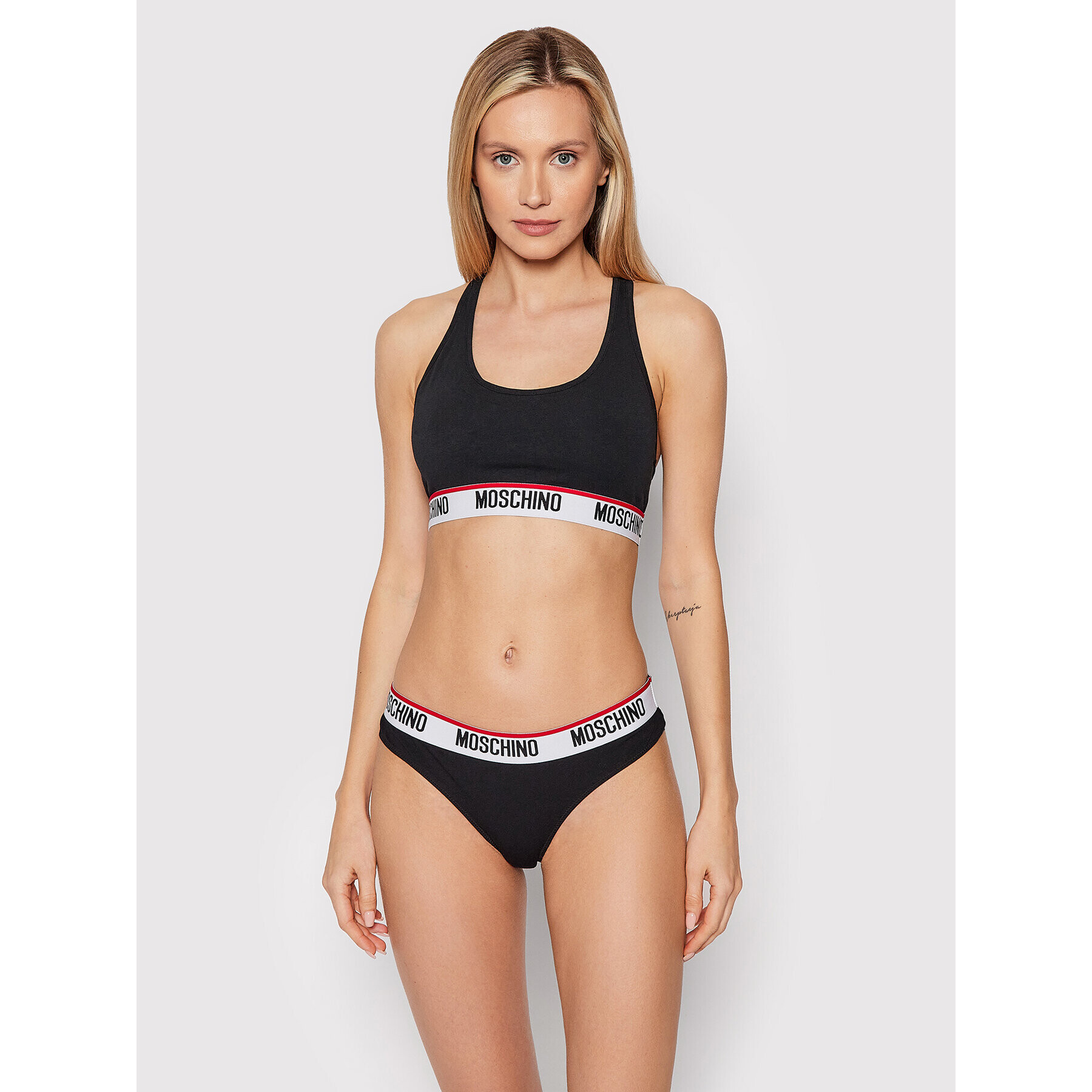 MOSCHINO Underwear & Swim Сутиен-топ 6809 9003 Черен - Pepit.bg