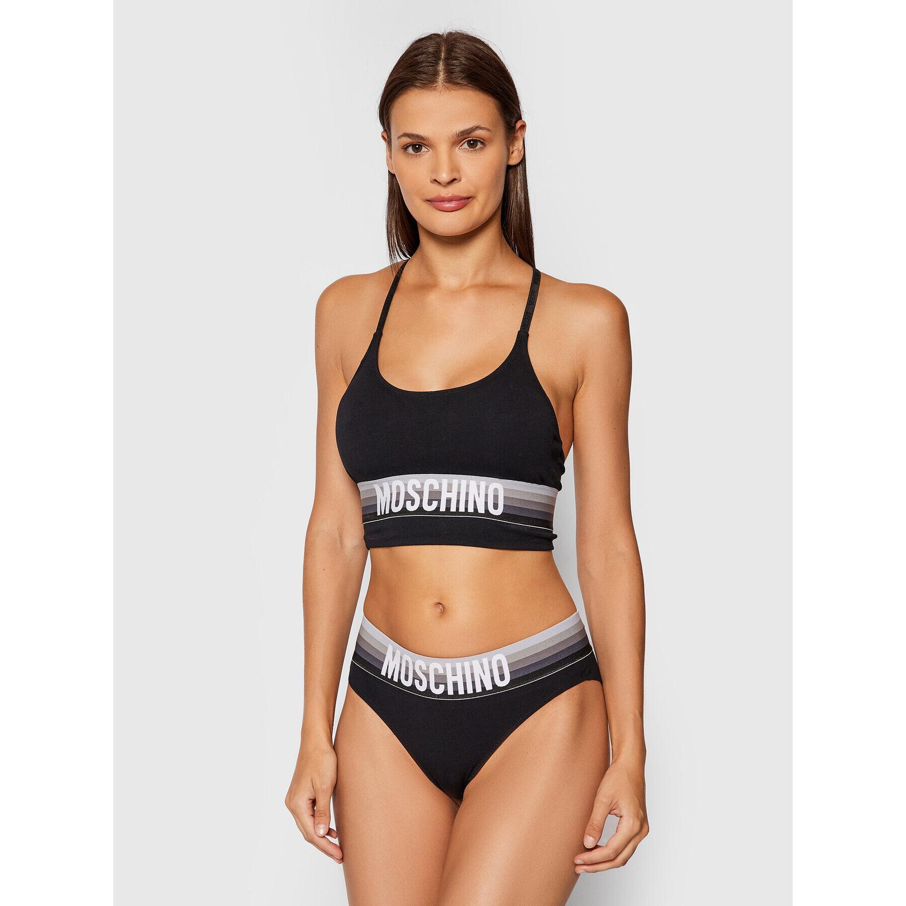 MOSCHINO Underwear & Swim Сутиен-топ 6804 9003 Черен - Pepit.bg