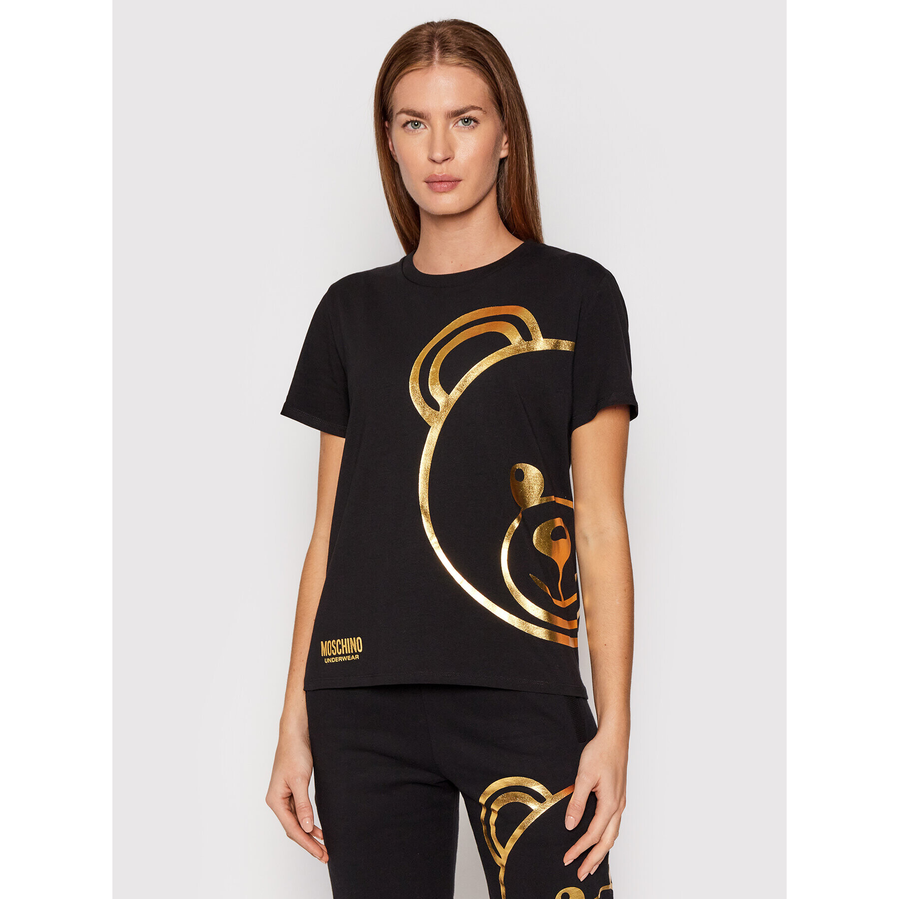 MOSCHINO Underwear & Swim Тишърт 1903 9010 Черен Regular Fit - Pepit.bg