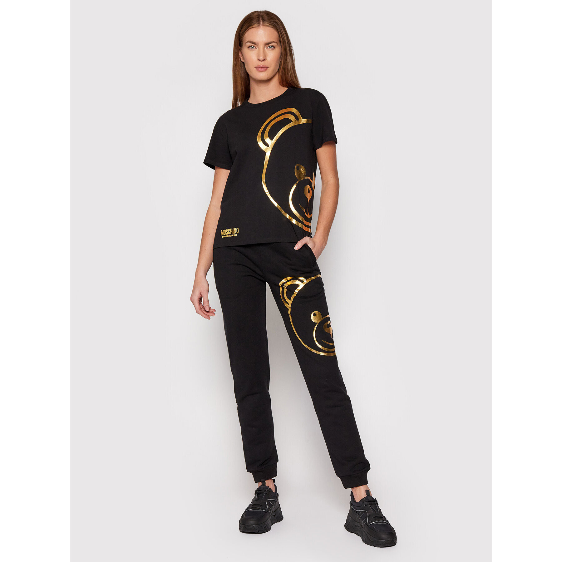 MOSCHINO Underwear & Swim Тишърт 1903 9010 Черен Regular Fit - Pepit.bg