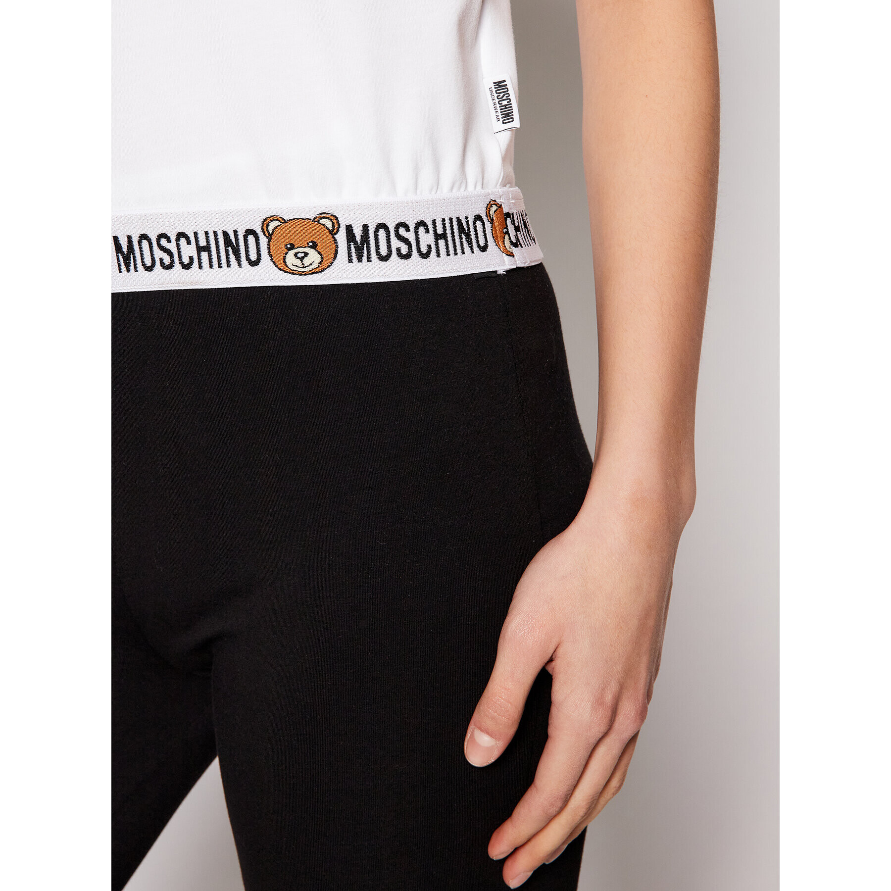 MOSCHINO Underwear & Swim Тишърт ZUA1908 9003 Бял Regular Fit - Pepit.bg