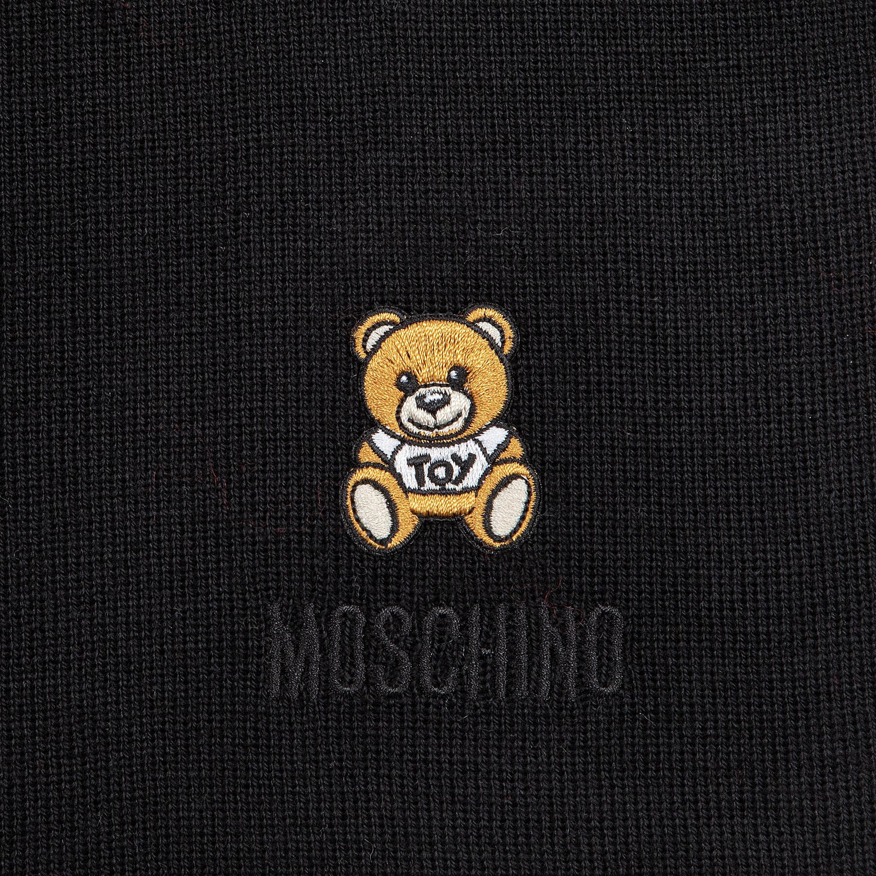 MOSCHINO Зимен шал 30620 M2095 Черен - Pepit.bg