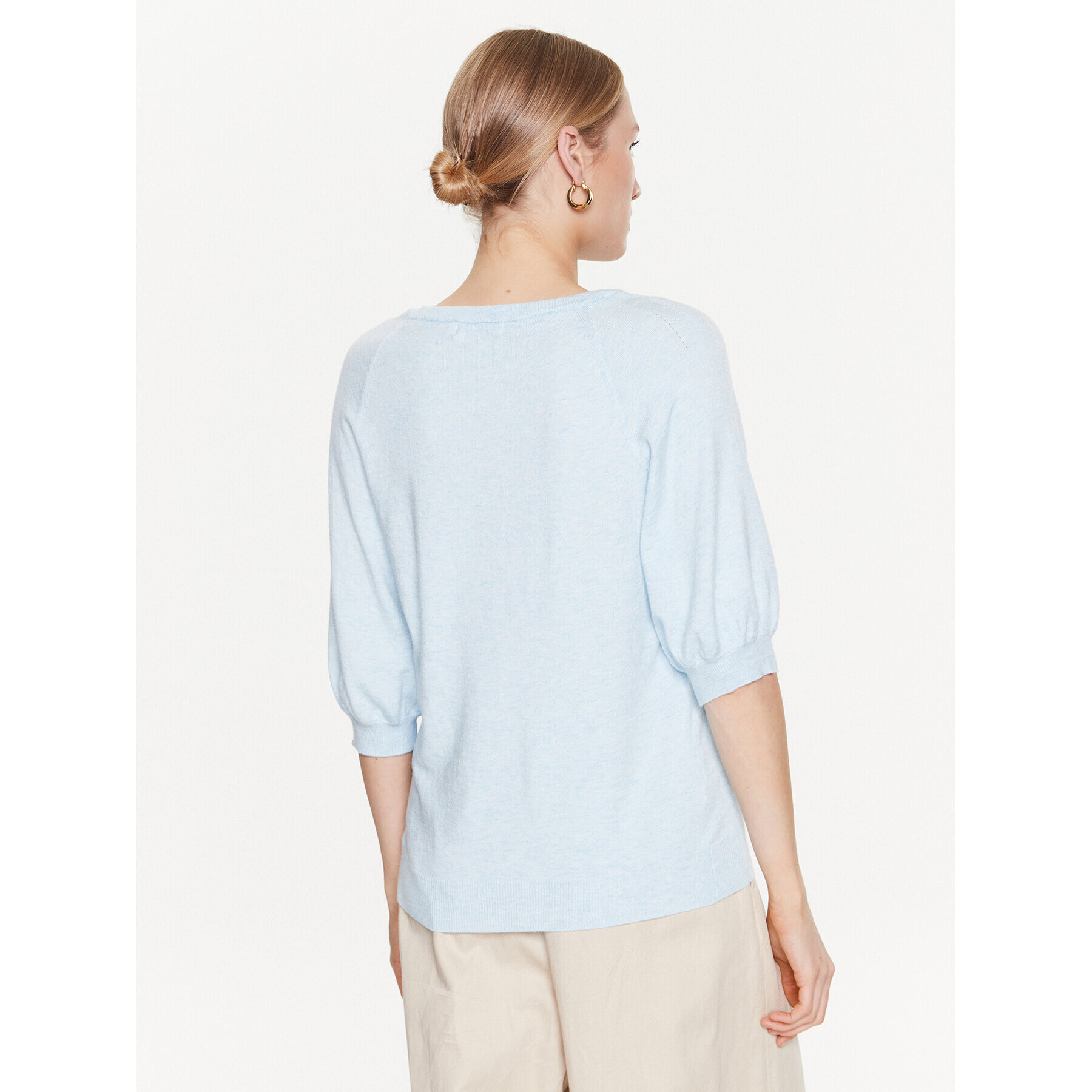 Moss Copenhagen Блуза 17527 Син Basic Fit - Pepit.bg