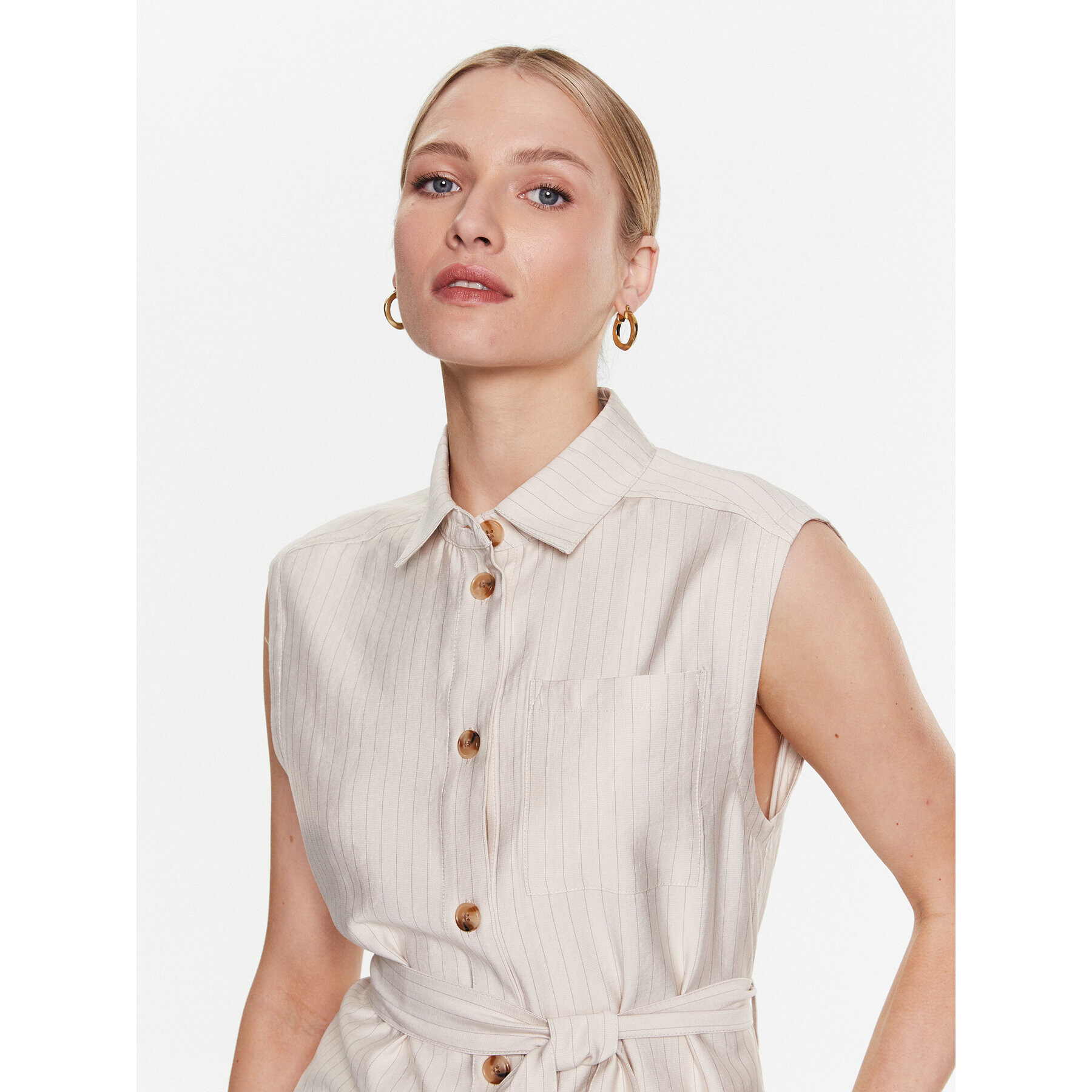 Moss Copenhagen Блуза Joanita 17335 Бежов Regular Fit - Pepit.bg