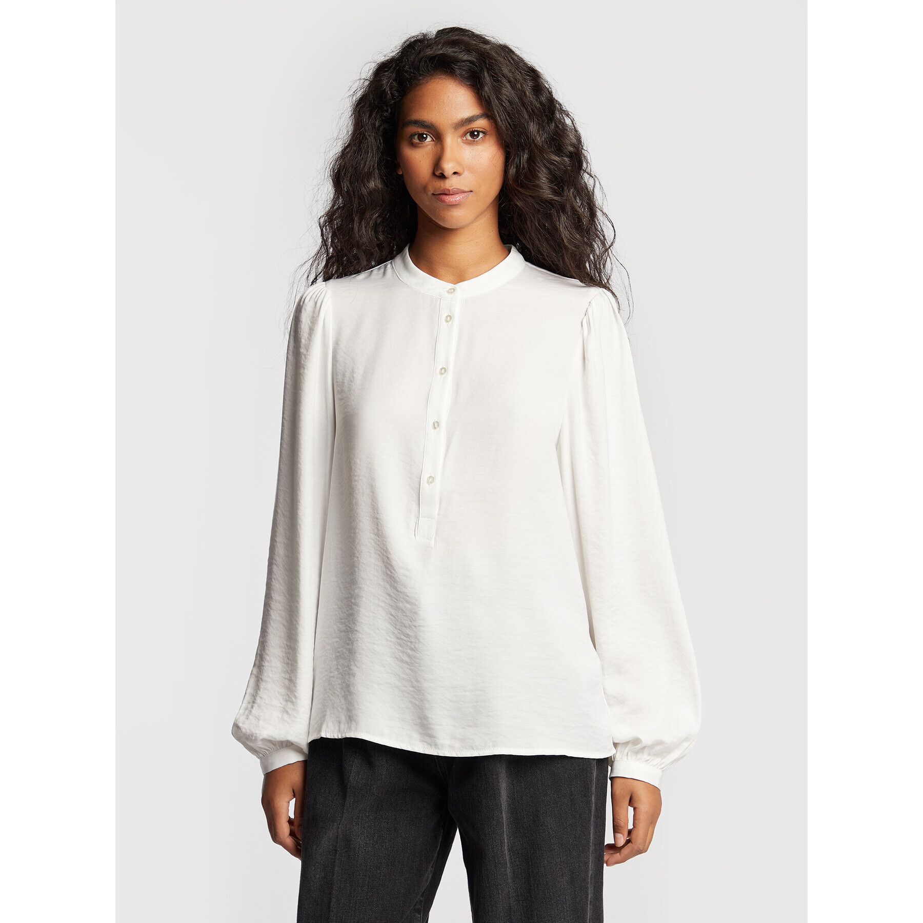 Moss Copenhagen Блуза Maluca 17078 Бял Regular Fit - Pepit.bg