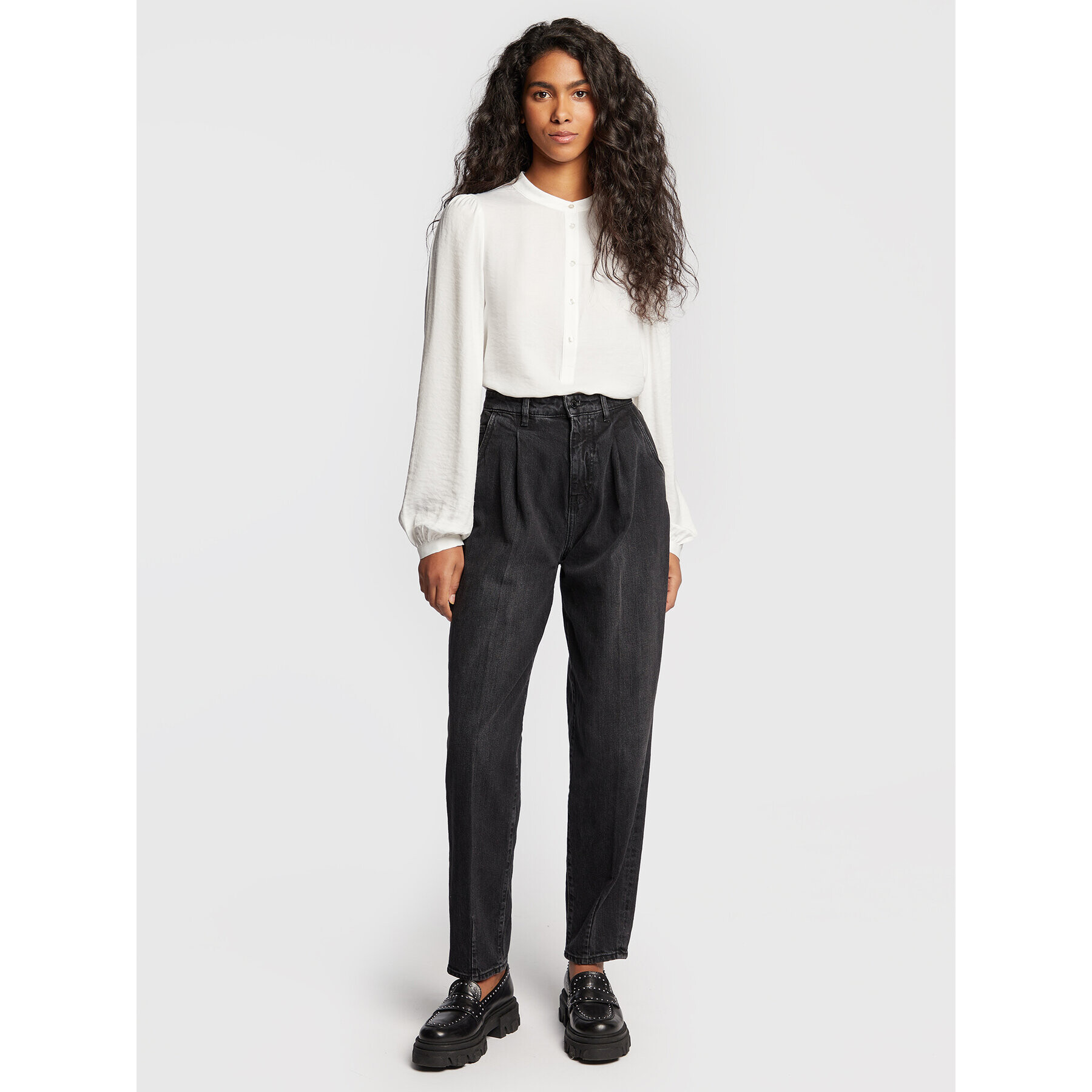Moss Copenhagen Блуза Maluca 17078 Бял Regular Fit - Pepit.bg