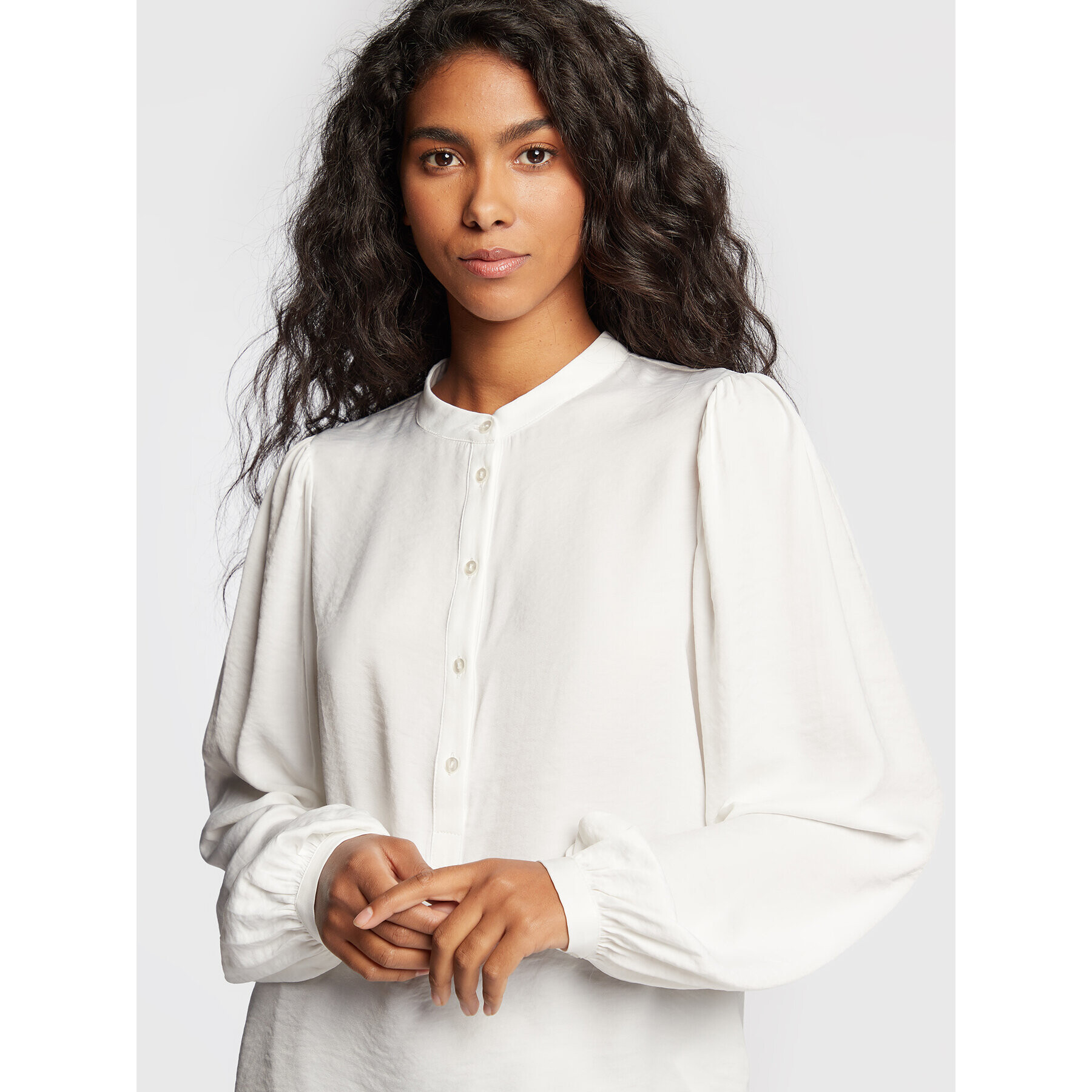 Moss Copenhagen Блуза Maluca 17078 Бял Regular Fit - Pepit.bg