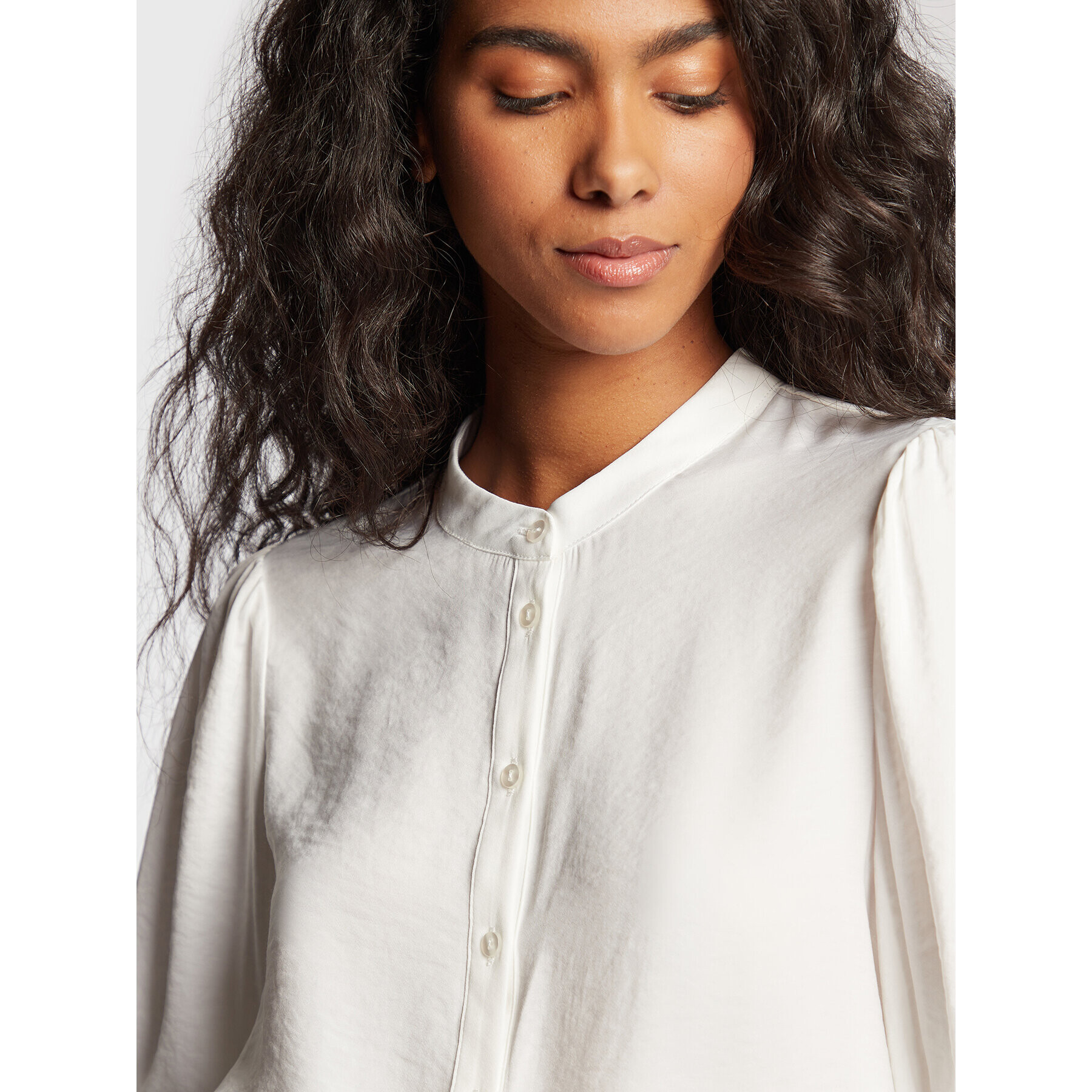 Moss Copenhagen Блуза Maluca 17078 Бял Regular Fit - Pepit.bg