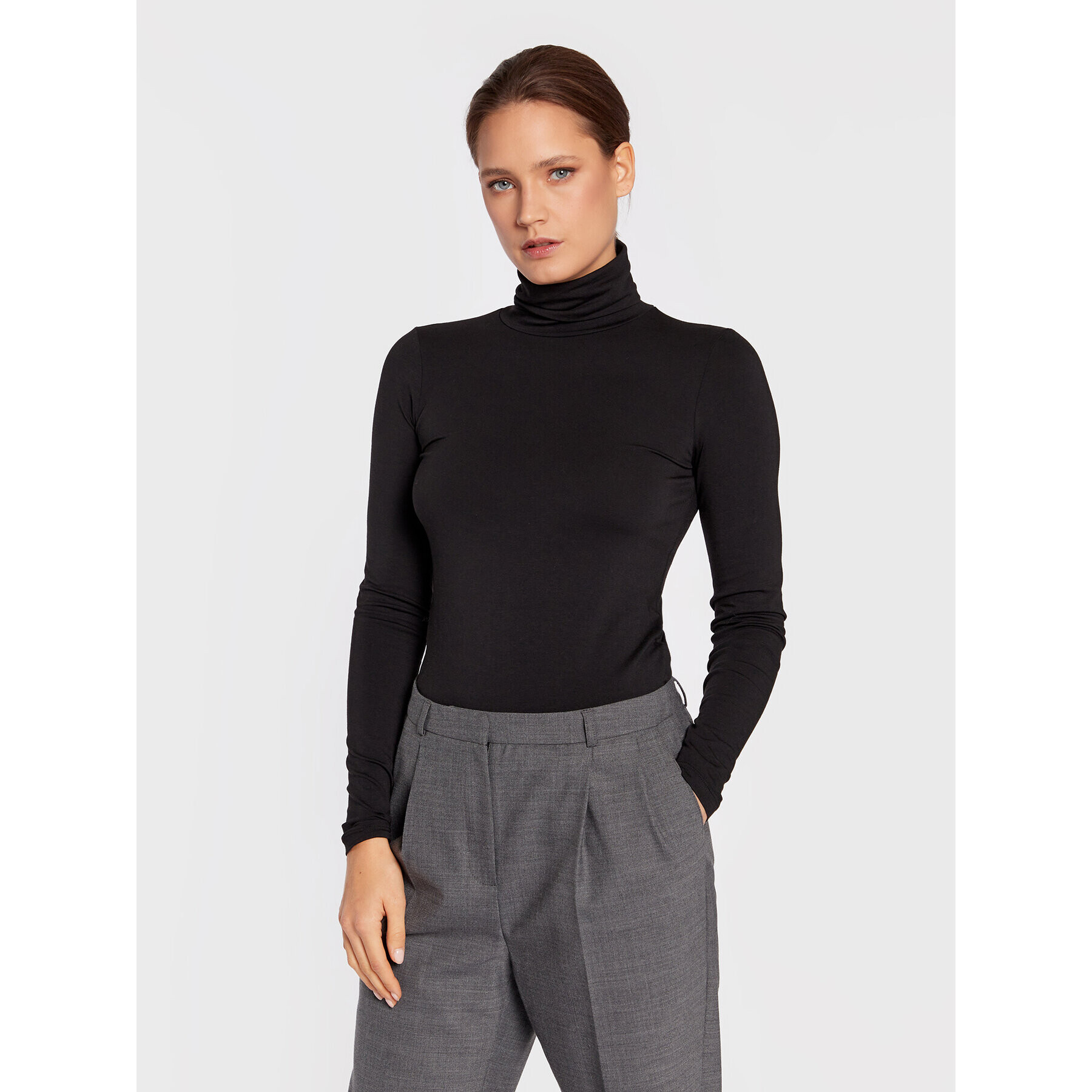 Moss Copenhagen Блуза Olivie 16990 Черен Slim Fit - Pepit.bg