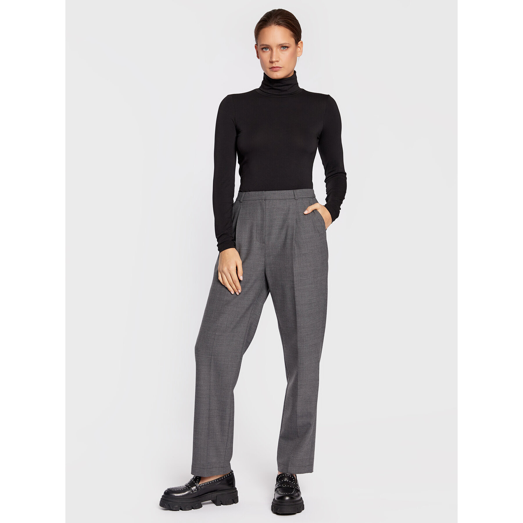 Moss Copenhagen Блуза Olivie 16990 Черен Slim Fit - Pepit.bg