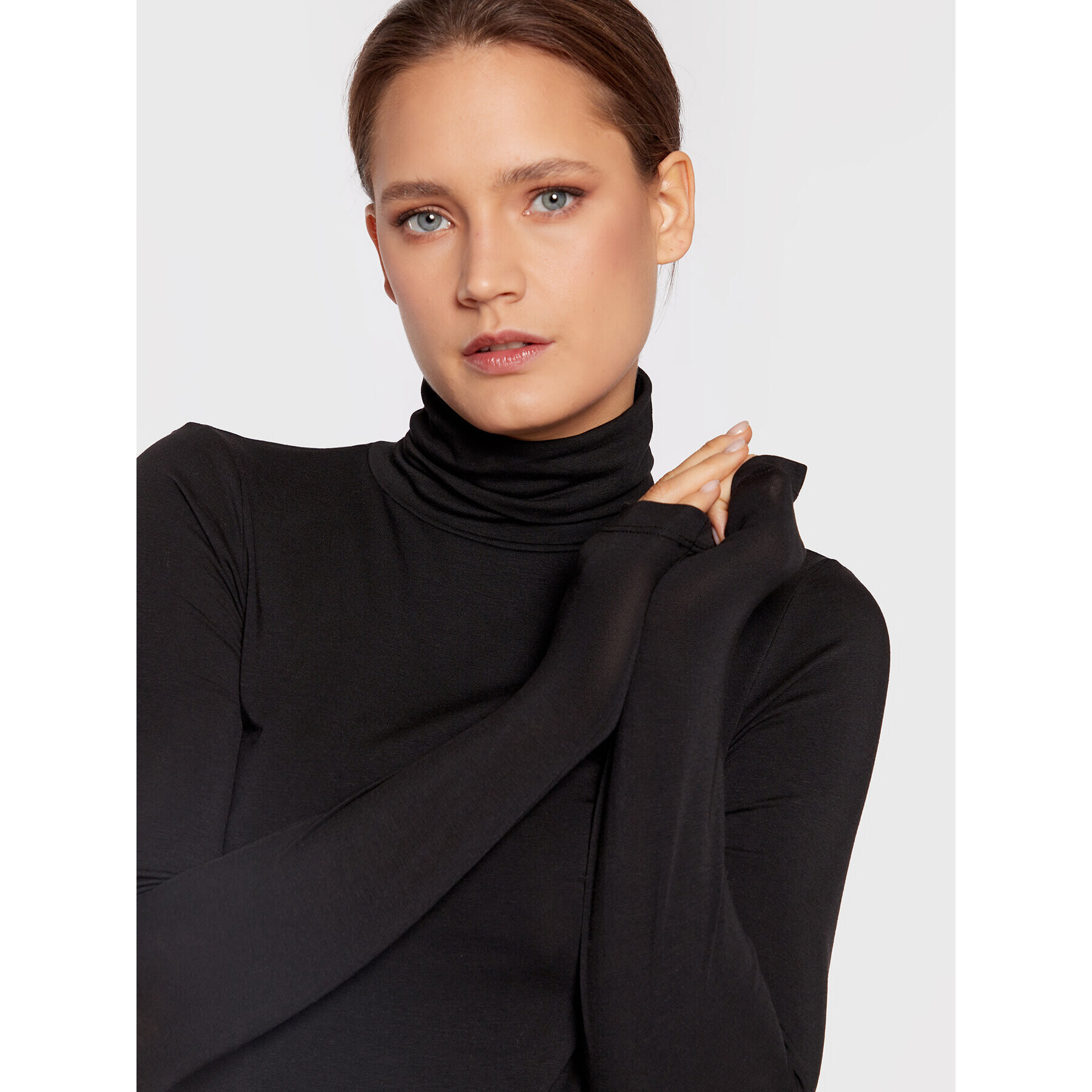 Moss Copenhagen Блуза Olivie 16990 Черен Slim Fit - Pepit.bg
