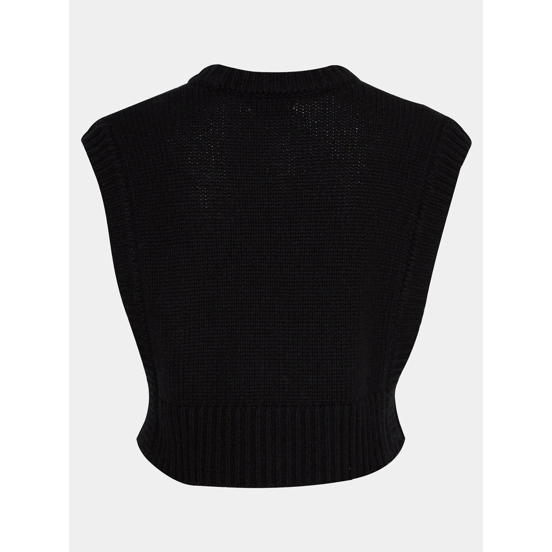Moss Copenhagen Елек Mschleatrice 17723 Черен Cropped Fit - Pepit.bg