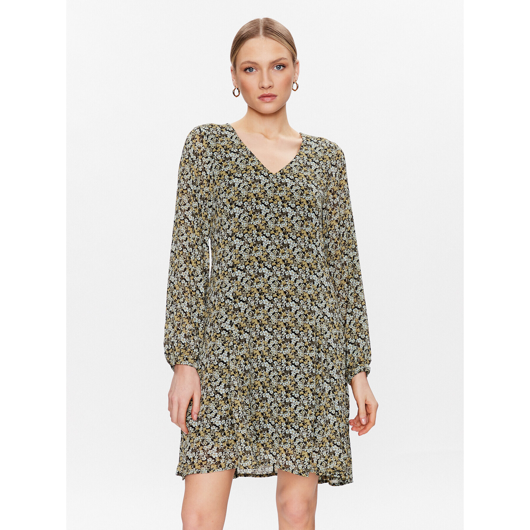 Moss Copenhagen Ежедневна рокля 17271 Син Basic Fit - Pepit.bg