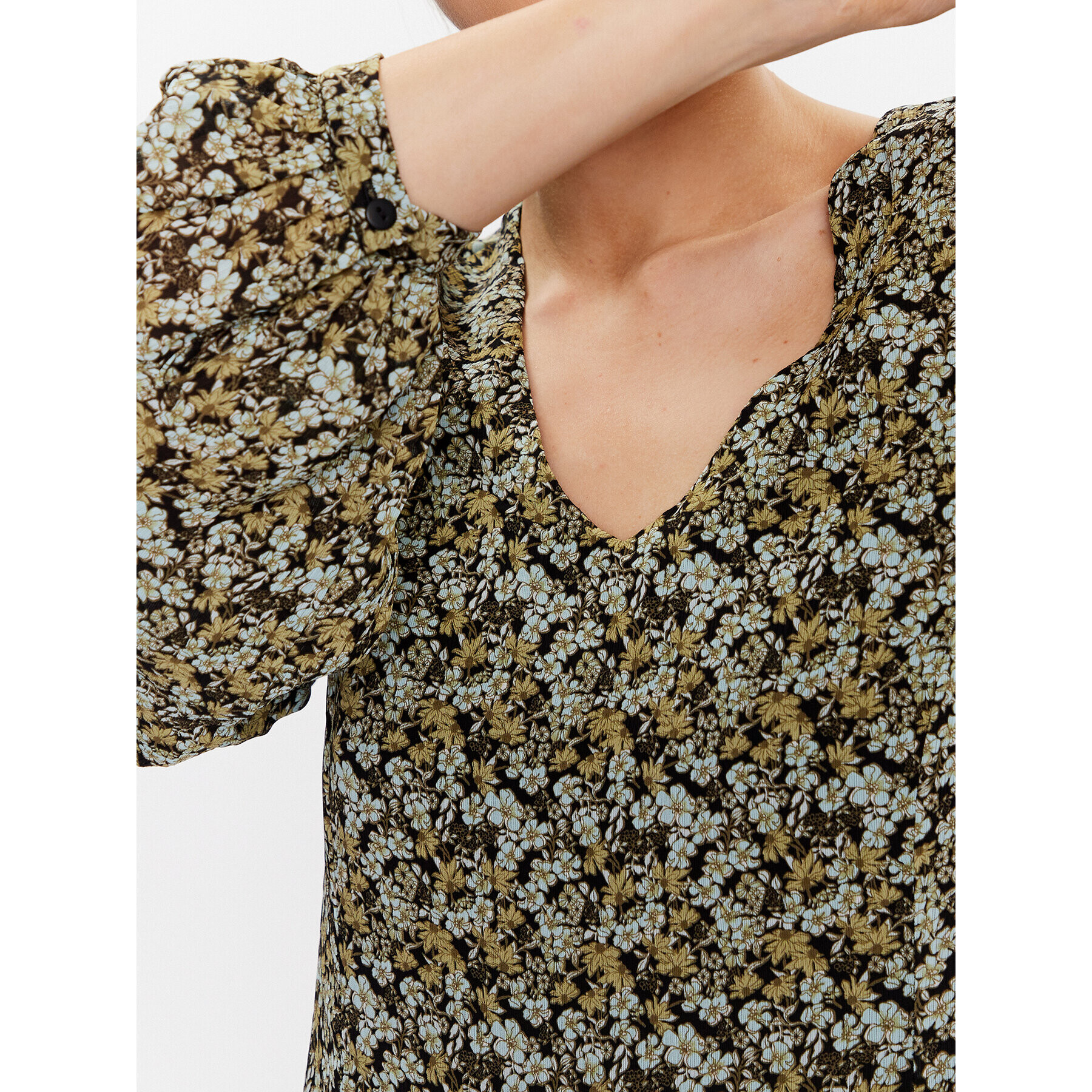 Moss Copenhagen Ежедневна рокля 17271 Син Basic Fit - Pepit.bg