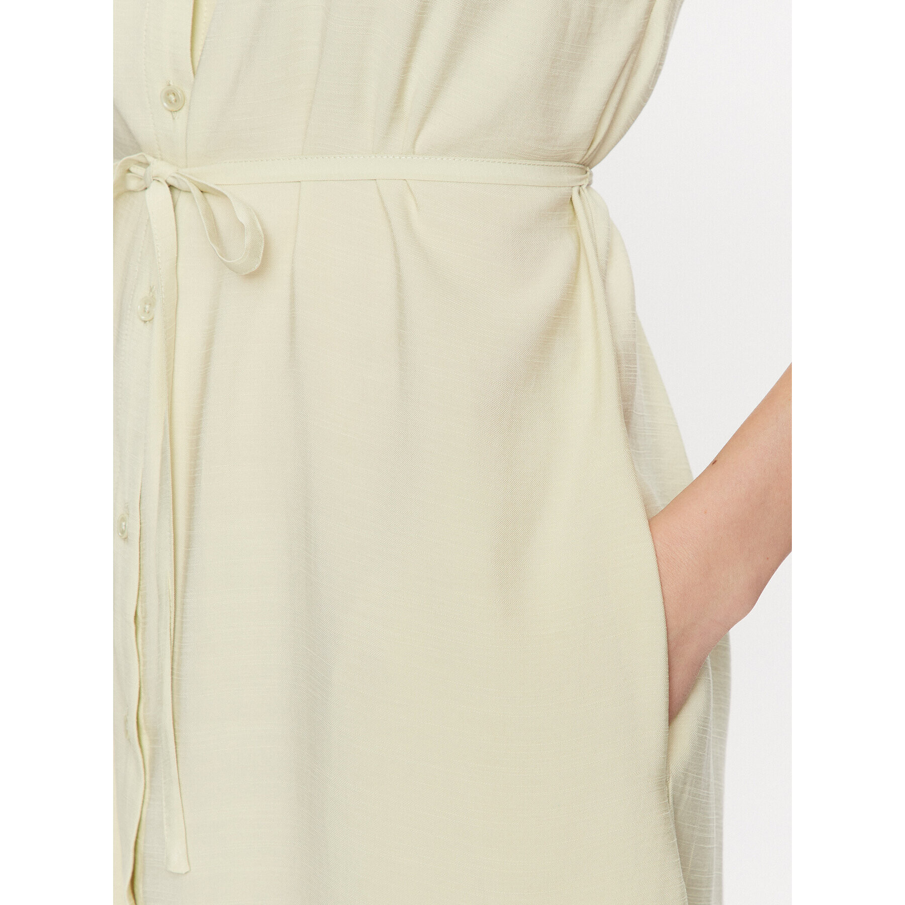 Moss Copenhagen Ежедневна рокля 17528 Зелен Basic Fit - Pepit.bg