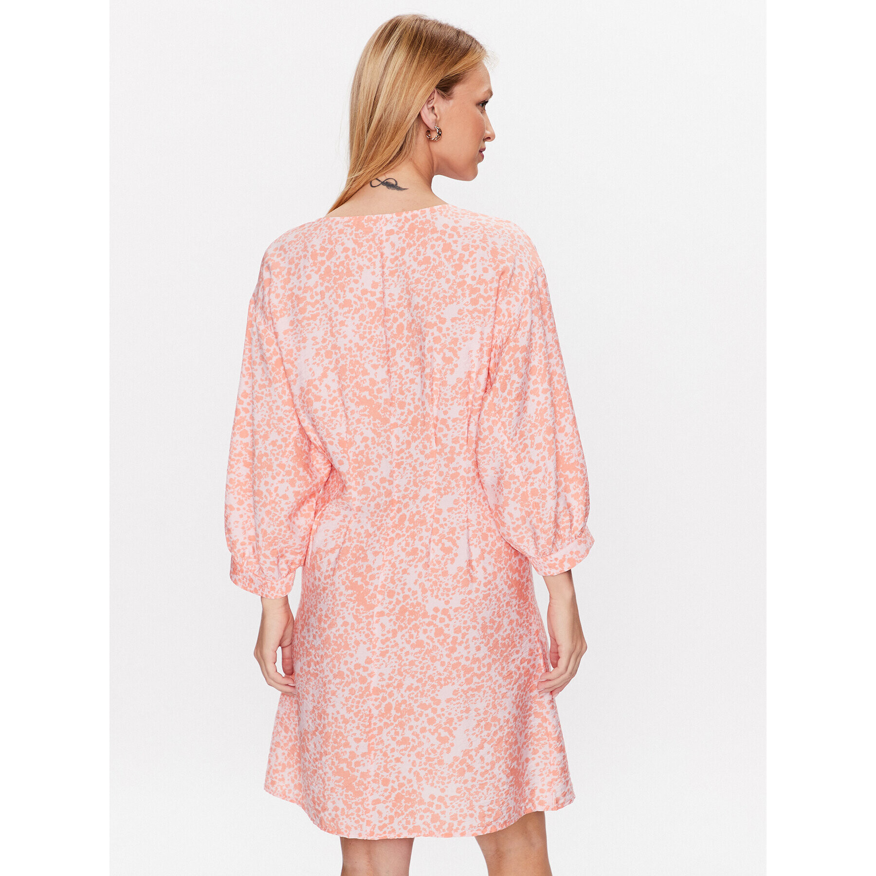 Moss Copenhagen Ежедневна рокля 17530 Розов Basic Fit - Pepit.bg