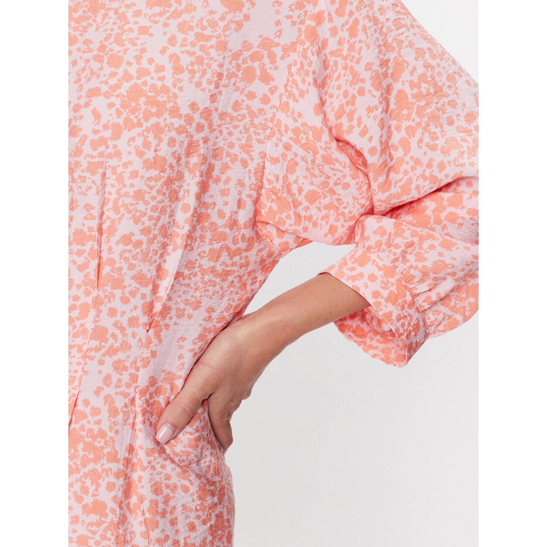 Moss Copenhagen Ежедневна рокля 17530 Розов Basic Fit - Pepit.bg