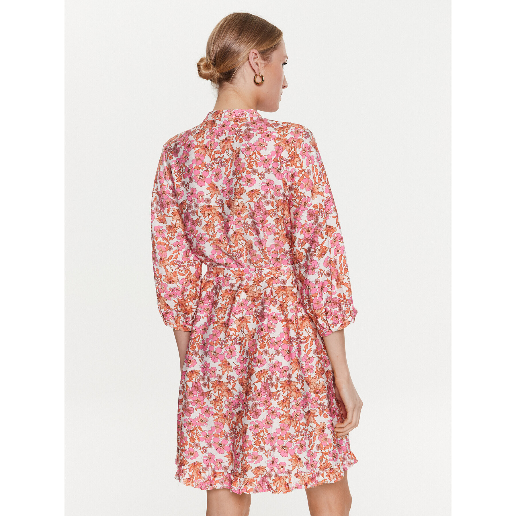 Moss Copenhagen Ежедневна рокля 17579 Розов Basic Fit - Pepit.bg