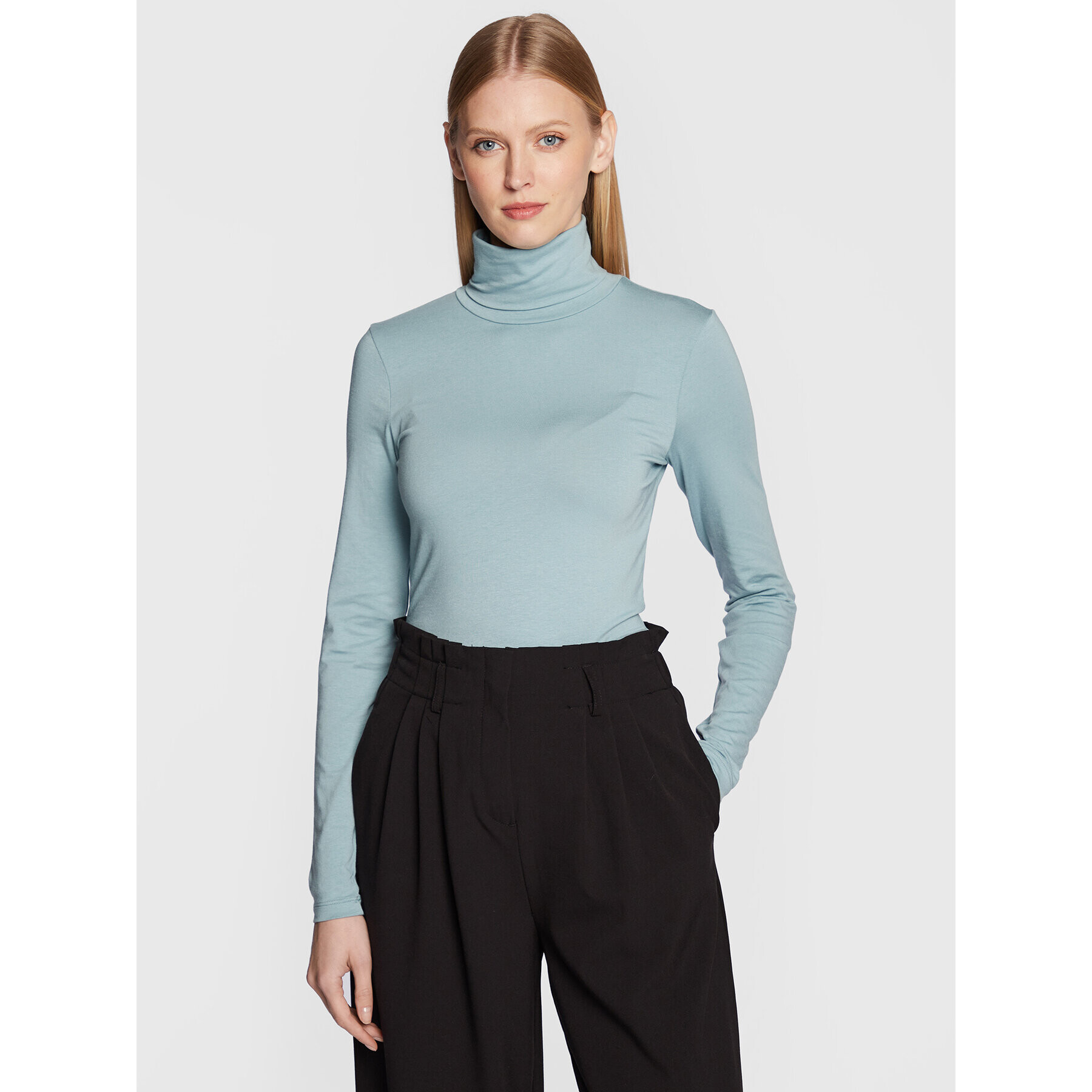 Moss Copenhagen Поло Olivie 16990 Син Slim Fit - Pepit.bg