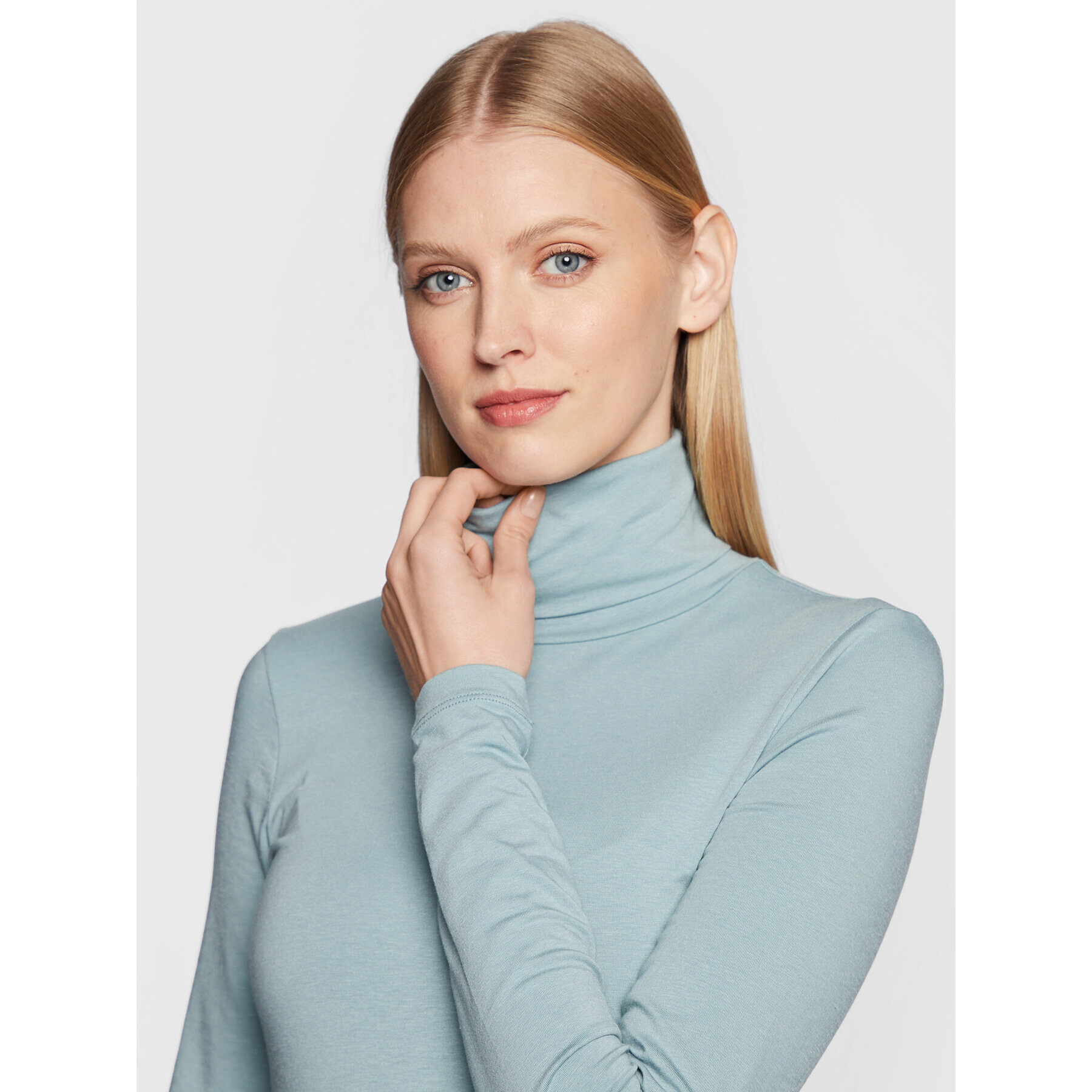 Moss Copenhagen Поло Olivie 16990 Син Slim Fit - Pepit.bg
