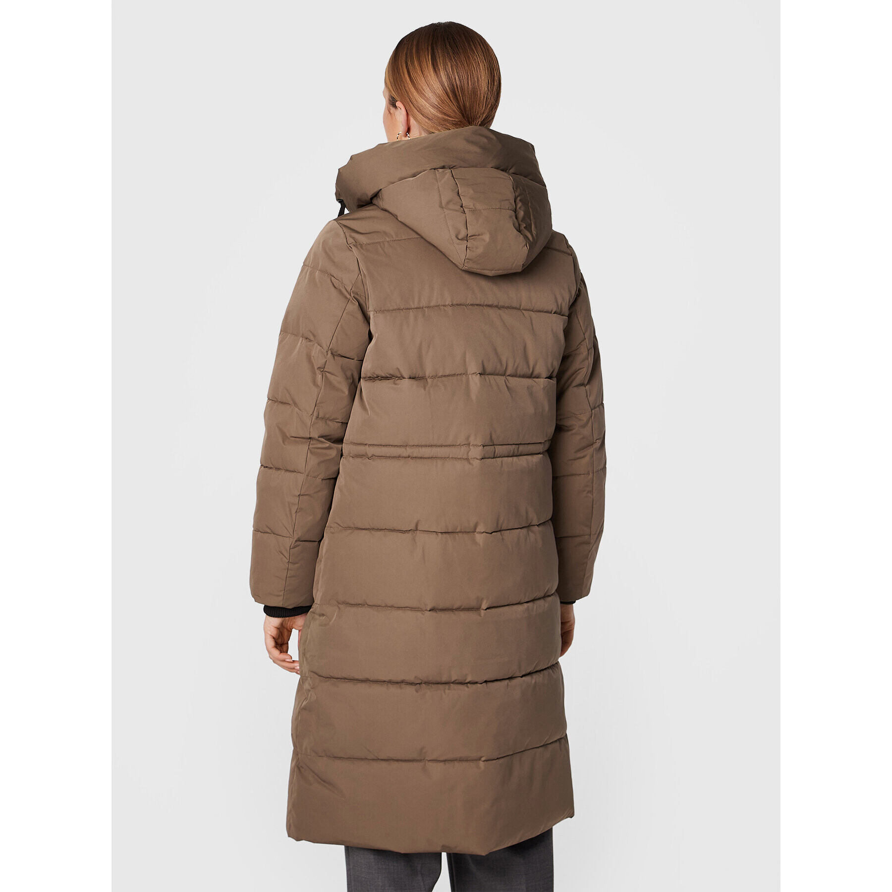 Moss Copenhagen Пухено яке Pavinaria 17220 Кафяв Regular Fit - Pepit.bg