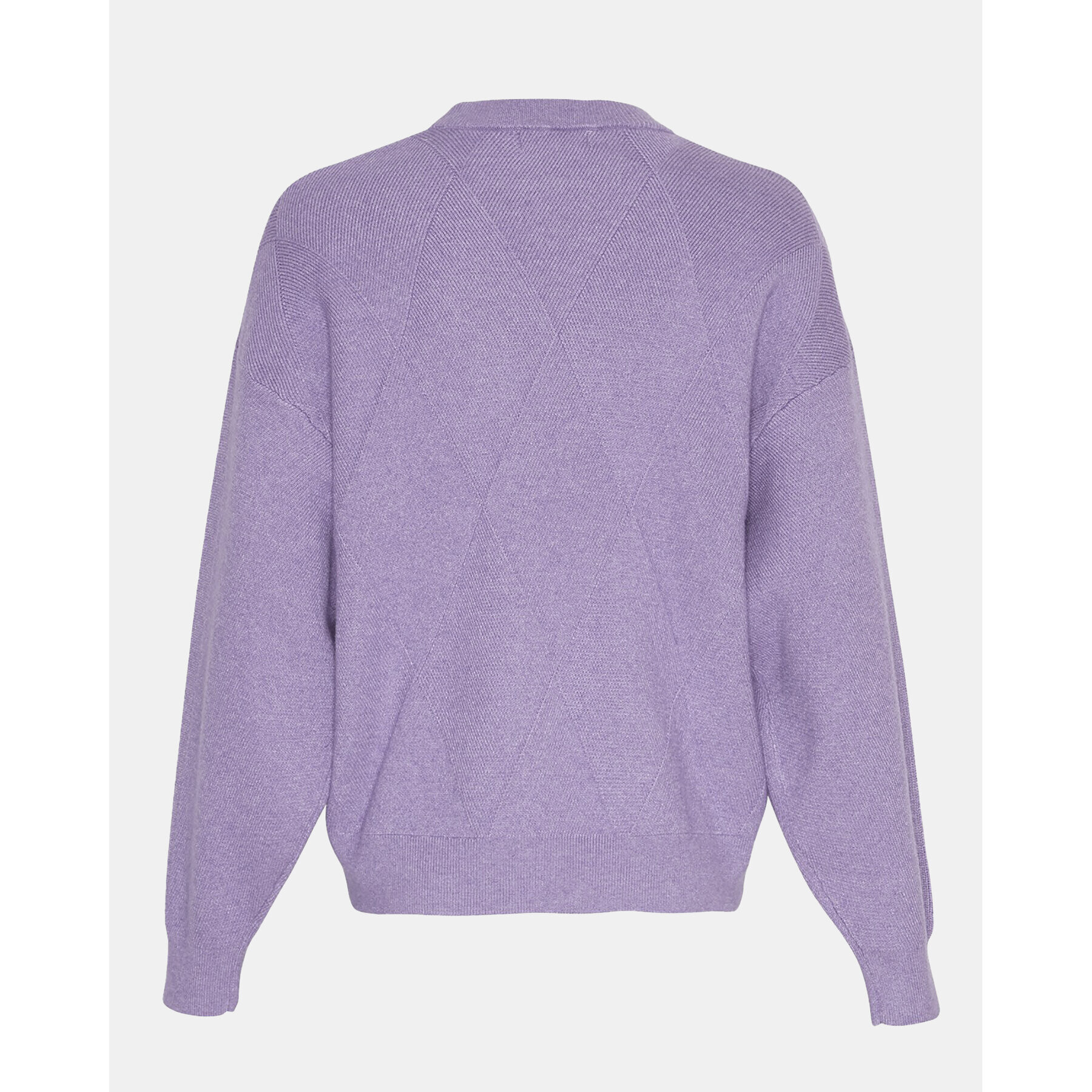 Moss Copenhagen Пуловер Britta Jilli 16897 Виолетов Relaxed Fit - Pepit.bg