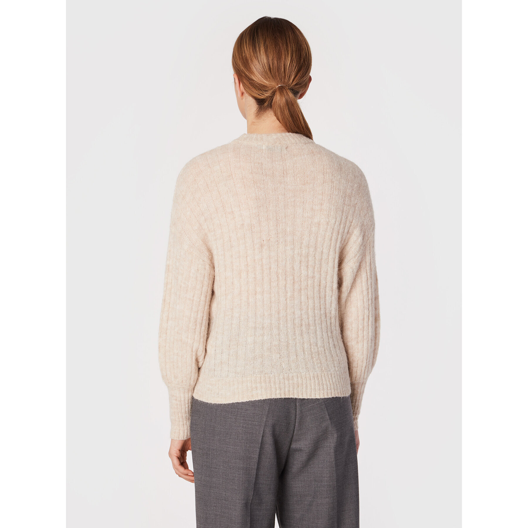 Moss Copenhagen Пуловер Cheanna 16848 Бежов Regular Fit - Pepit.bg