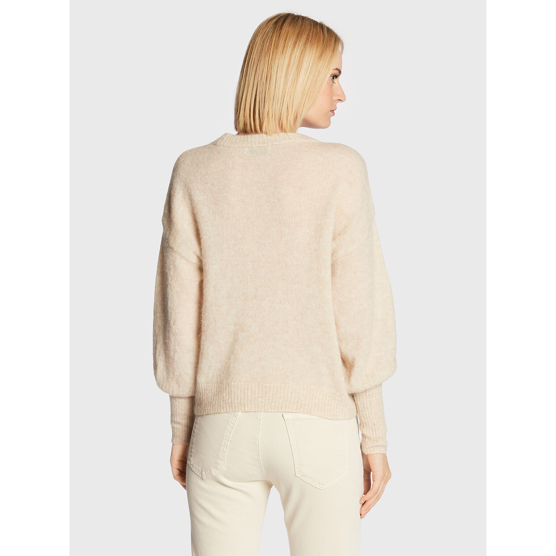 Moss Copenhagen Пуловер Cheanna 17206 Бежов Regular Fit - Pepit.bg
