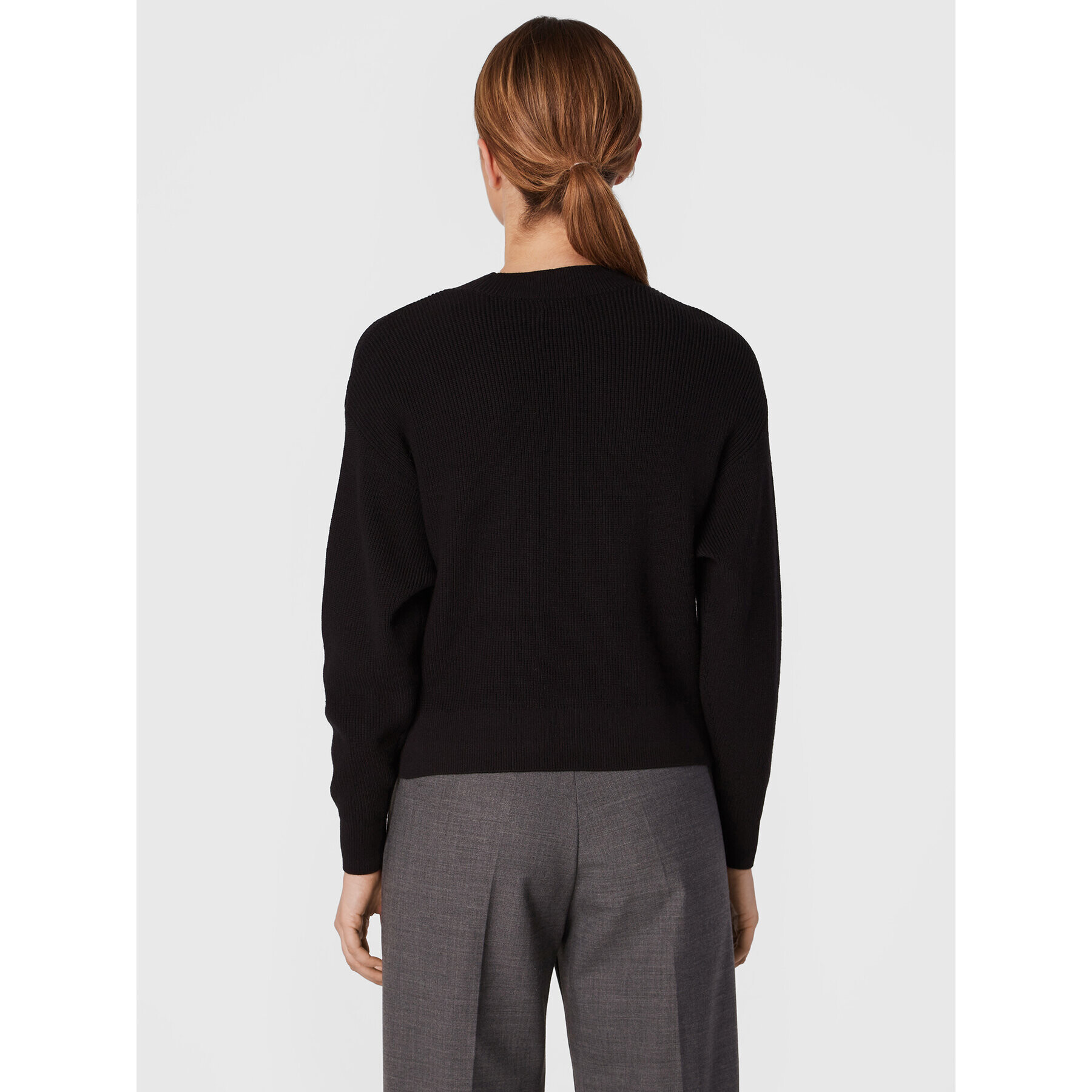 Moss Copenhagen Пуловер Darose Jilli 16898 Черен Boxy Fit - Pepit.bg