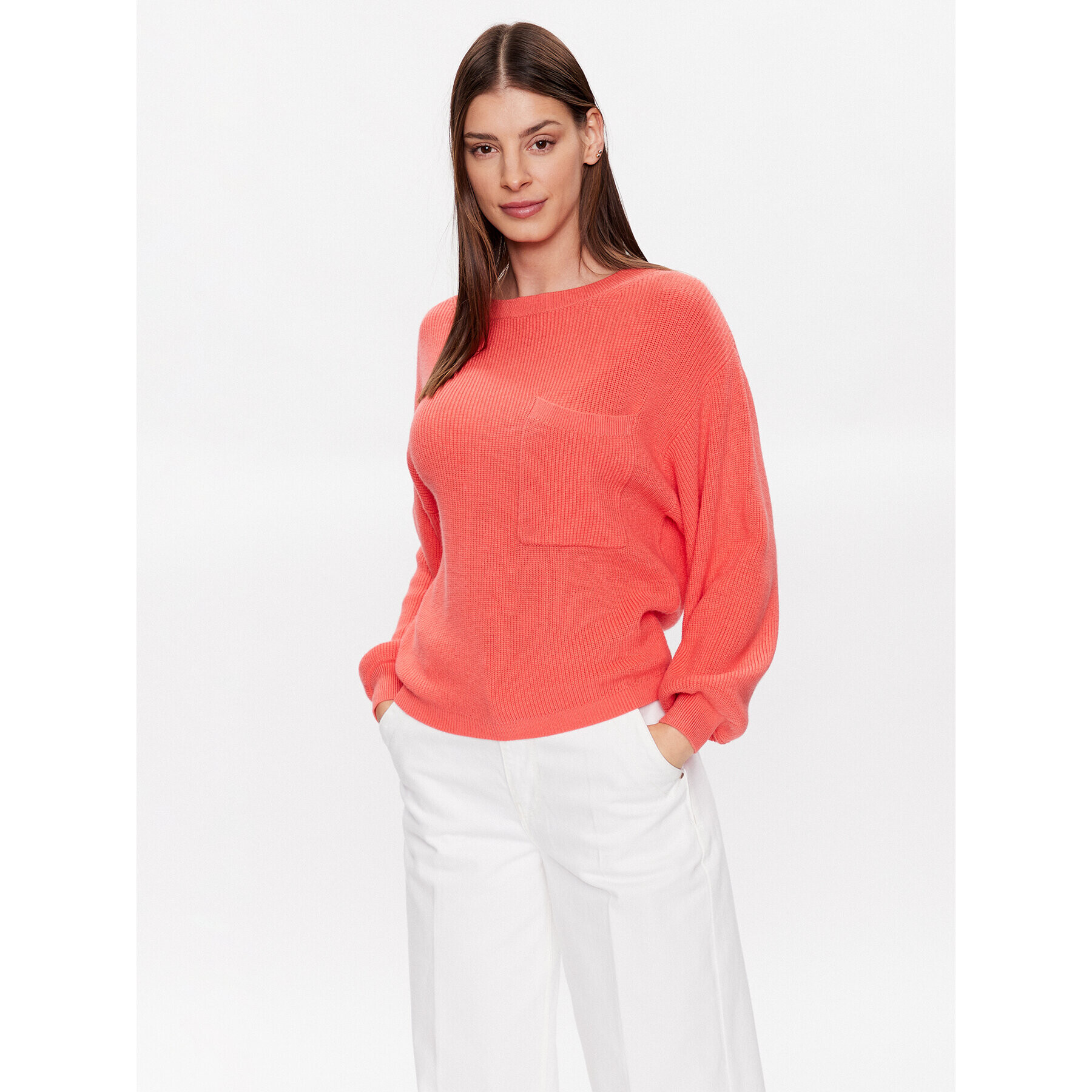 Moss Copenhagen Пуловер Lillybeth 17358 Розов Regular Fit - Pepit.bg