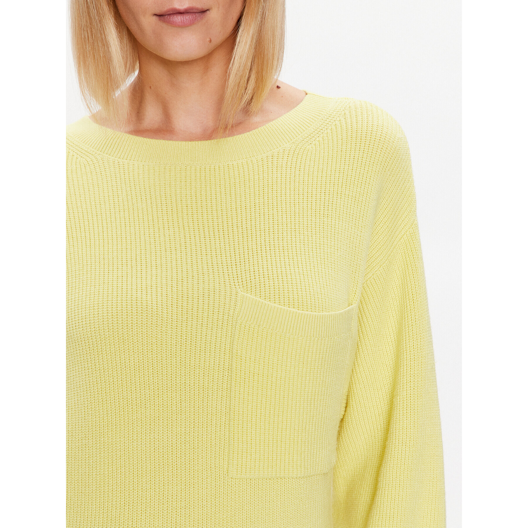 Moss Copenhagen Пуловер Lillybeth 17358 Жълт Regular Fit - Pepit.bg