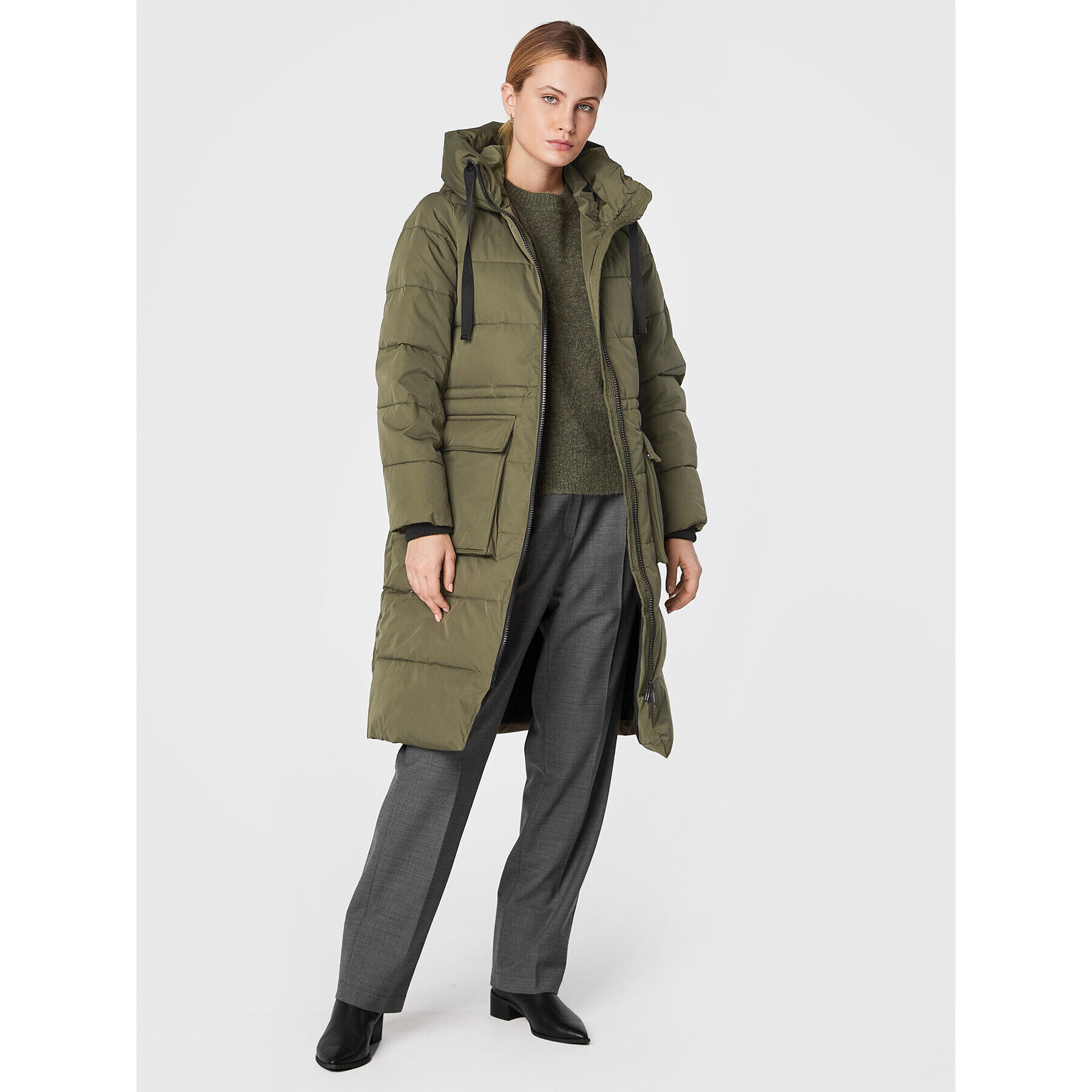 Moss Copenhagen Пуловер Maimee 17224 Зелен Regular Fit - Pepit.bg