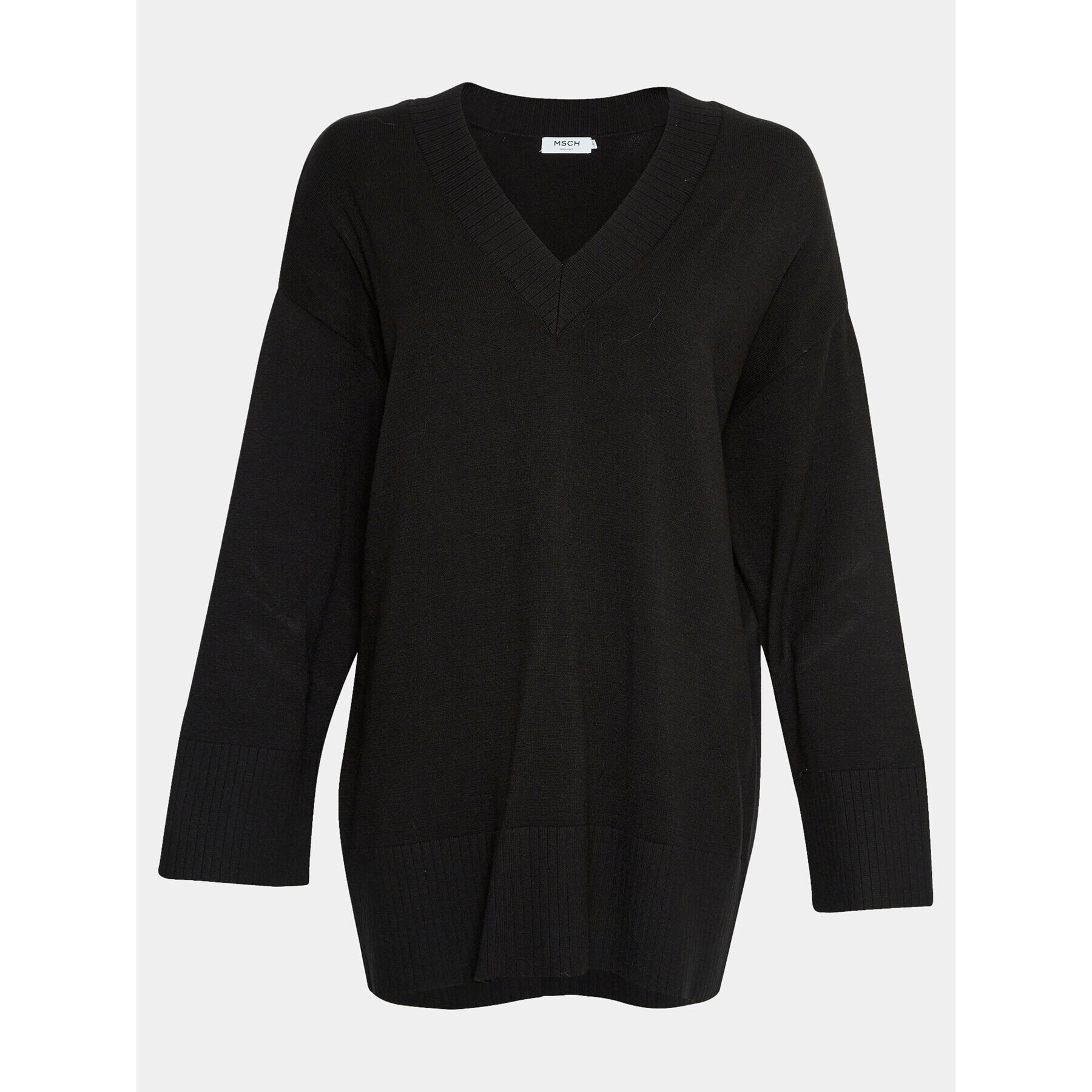 Moss Copenhagen Пуловер Mschodanna 17733 Черен Casual Fit - Pepit.bg
