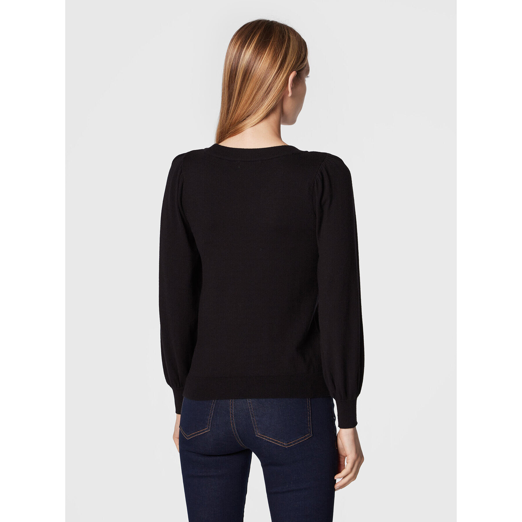 Moss Copenhagen Пуловер Rachelle 16873 Черен Regular Fit - Pepit.bg