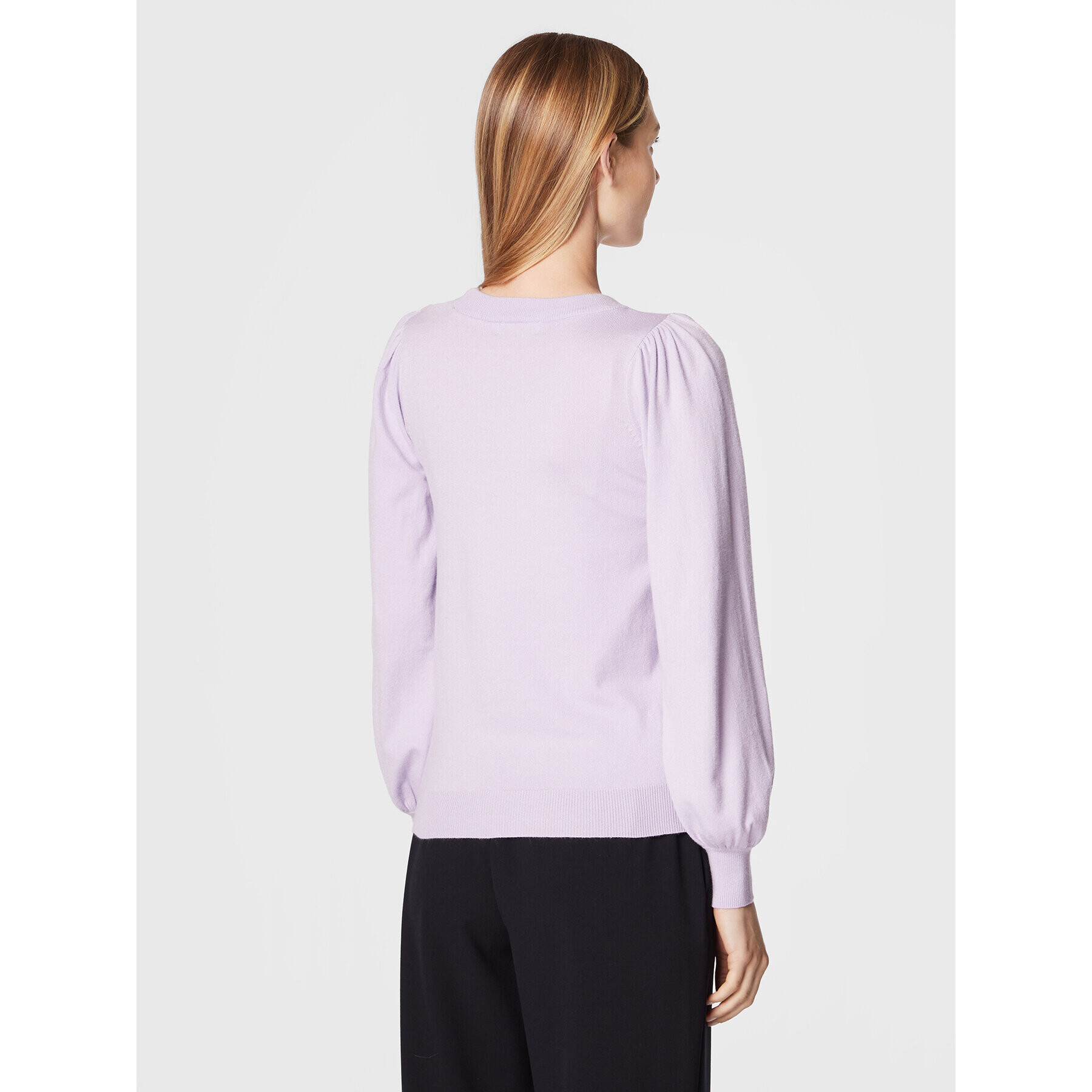 Moss Copenhagen Пуловер Rachelle 16873 Виолетов Regular Fit - Pepit.bg