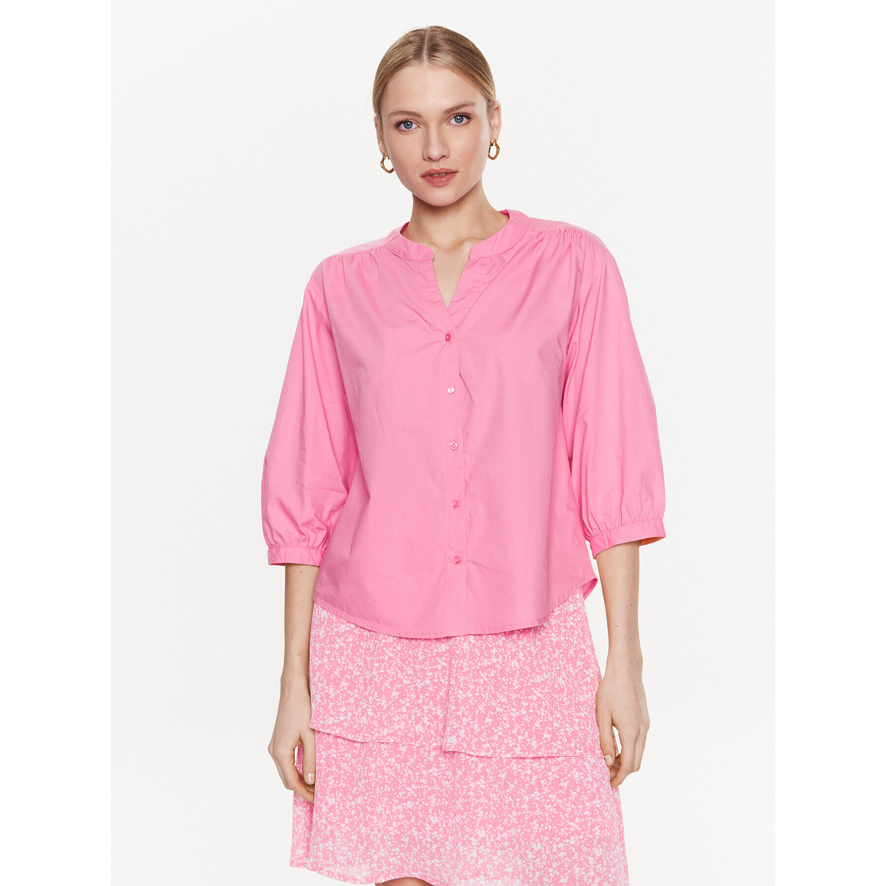 Moss Copenhagen Риза 17532 Розов Basic Fit - Pepit.bg