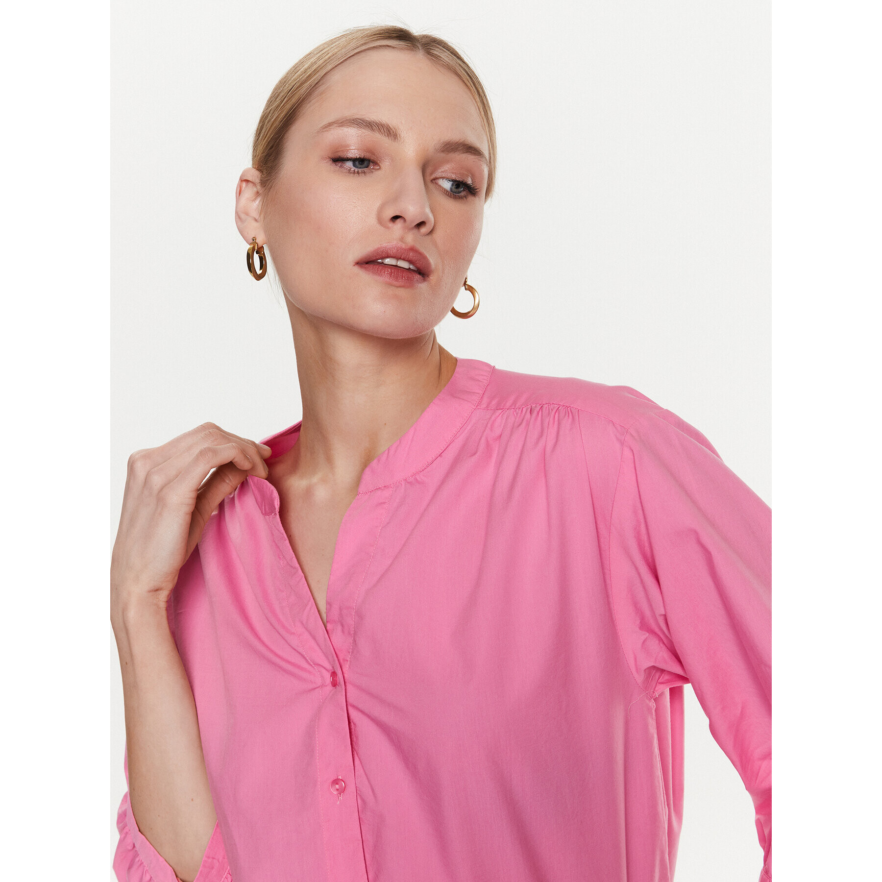 Moss Copenhagen Риза 17532 Розов Basic Fit - Pepit.bg