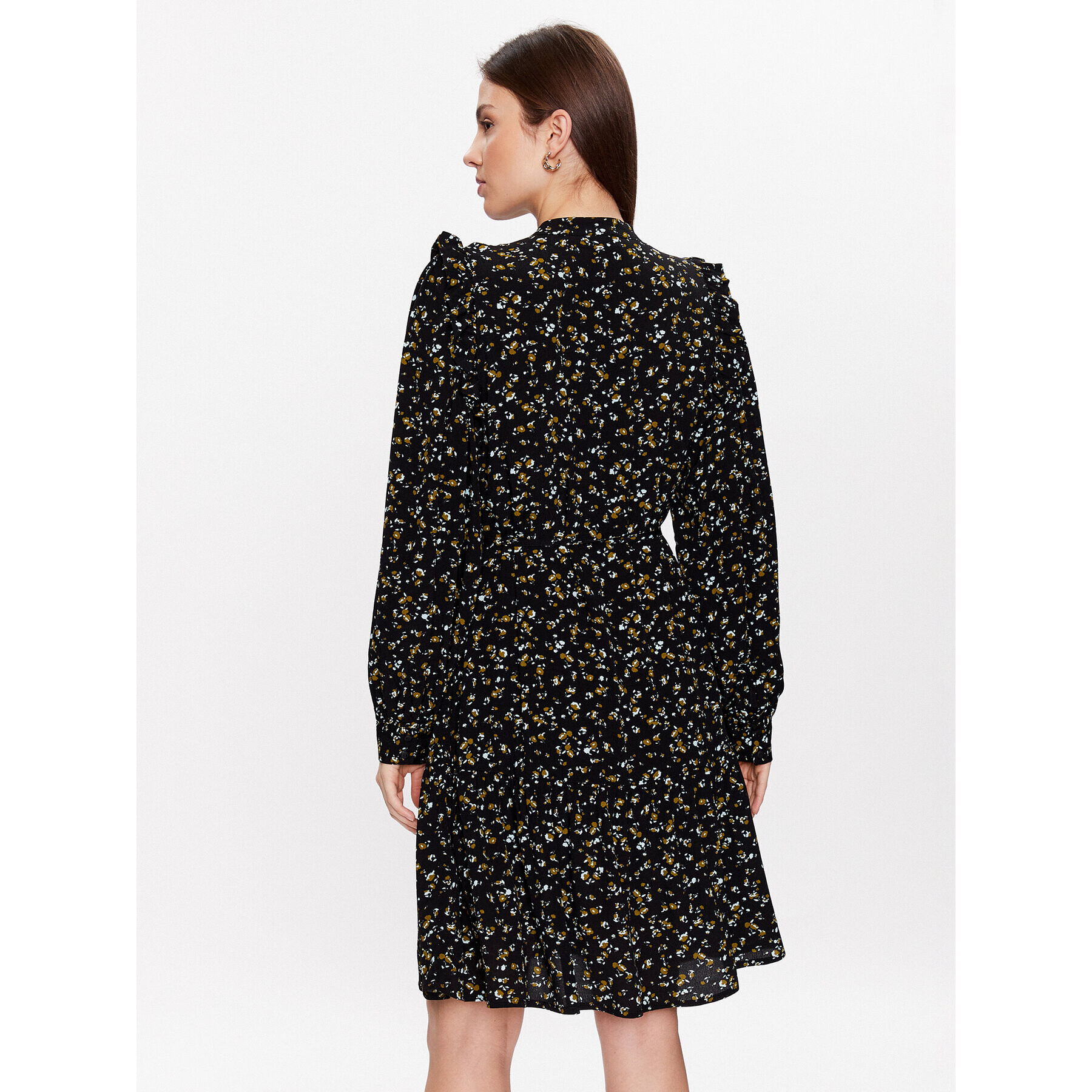 Moss Copenhagen Рокля тип риза Bellaris 17414 Черен Regular Fit - Pepit.bg