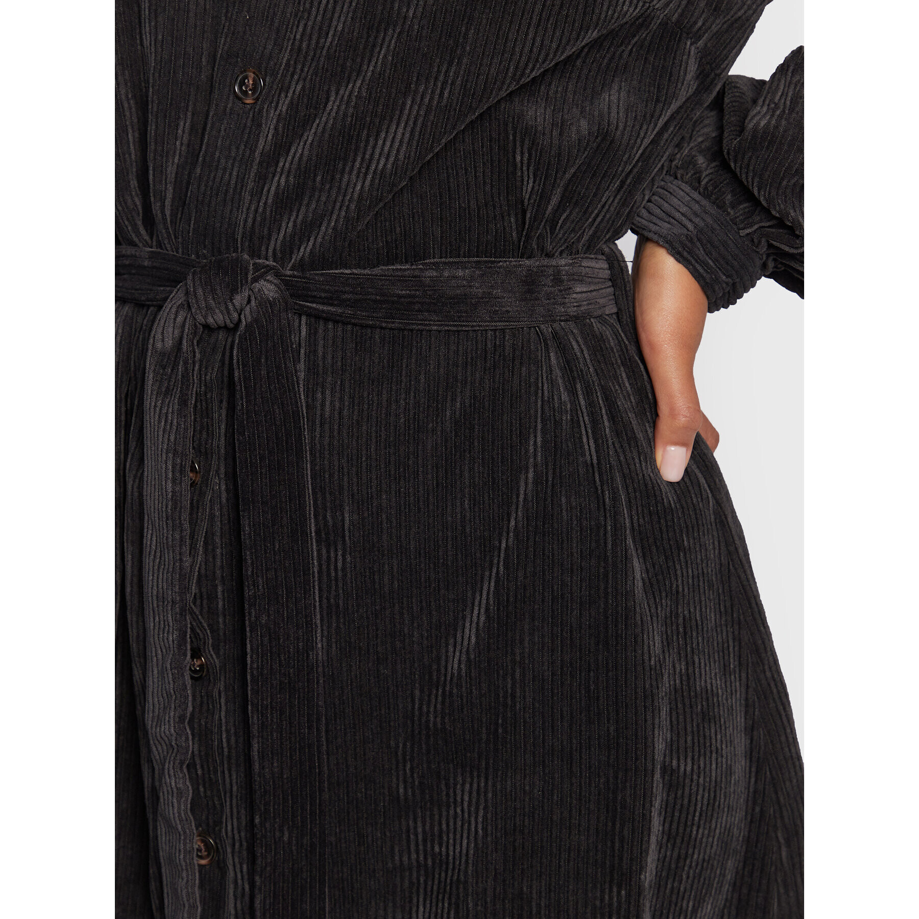 Moss Copenhagen Рокля тип риза Jeppi 17189 Черен Regular Fit - Pepit.bg