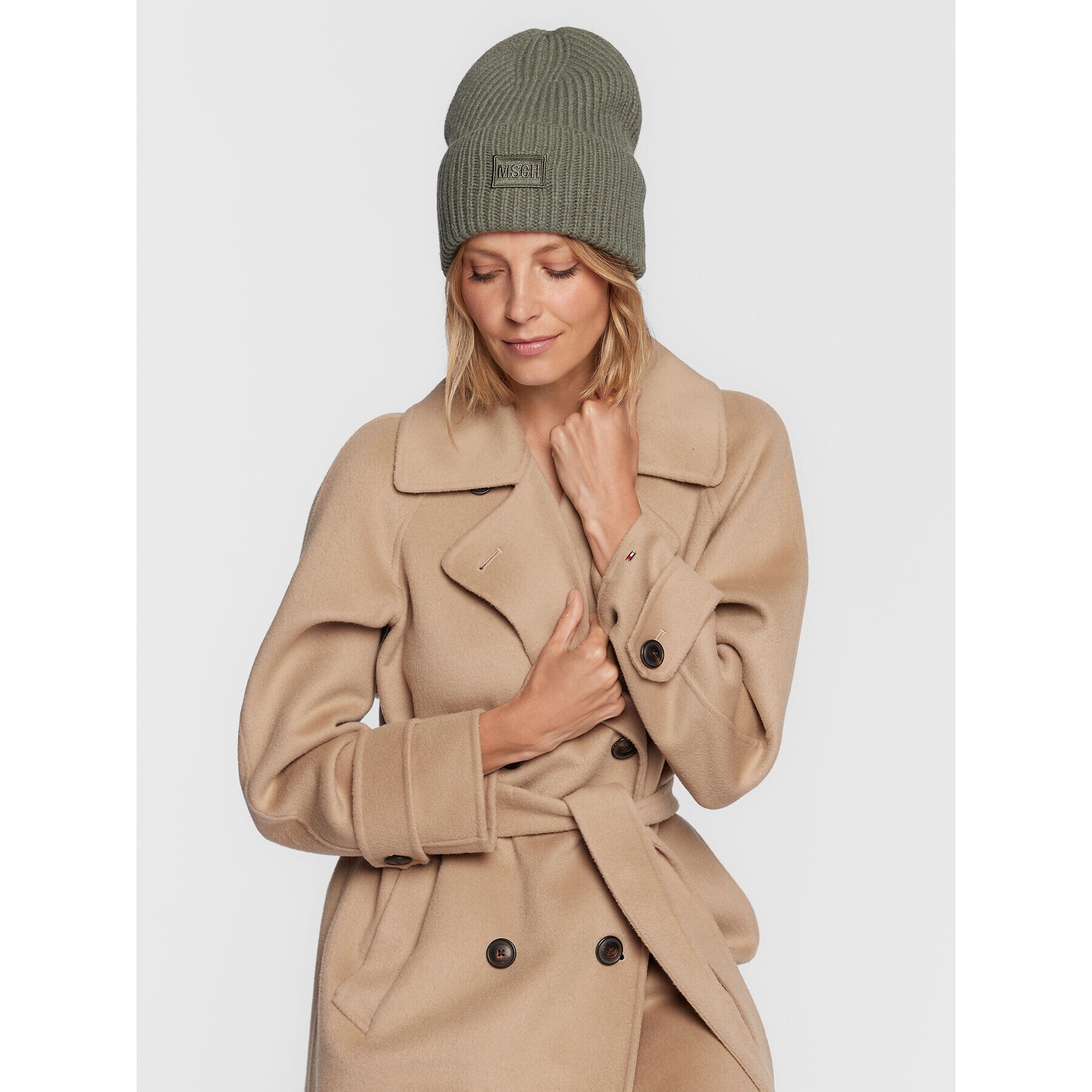 Moss Copenhagen Шапка Kara 15312 Зелен - Pepit.bg