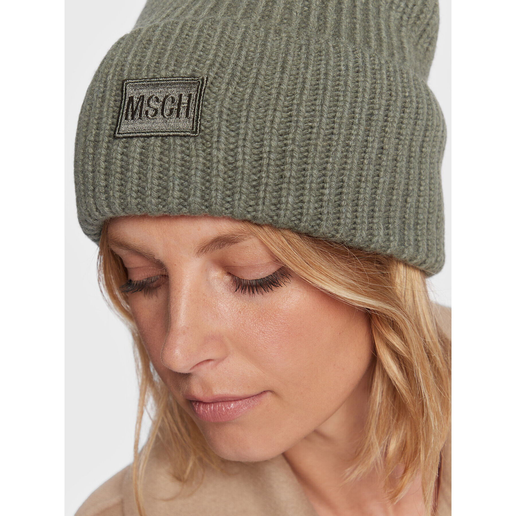 Moss Copenhagen Шапка Kara 15312 Зелен - Pepit.bg