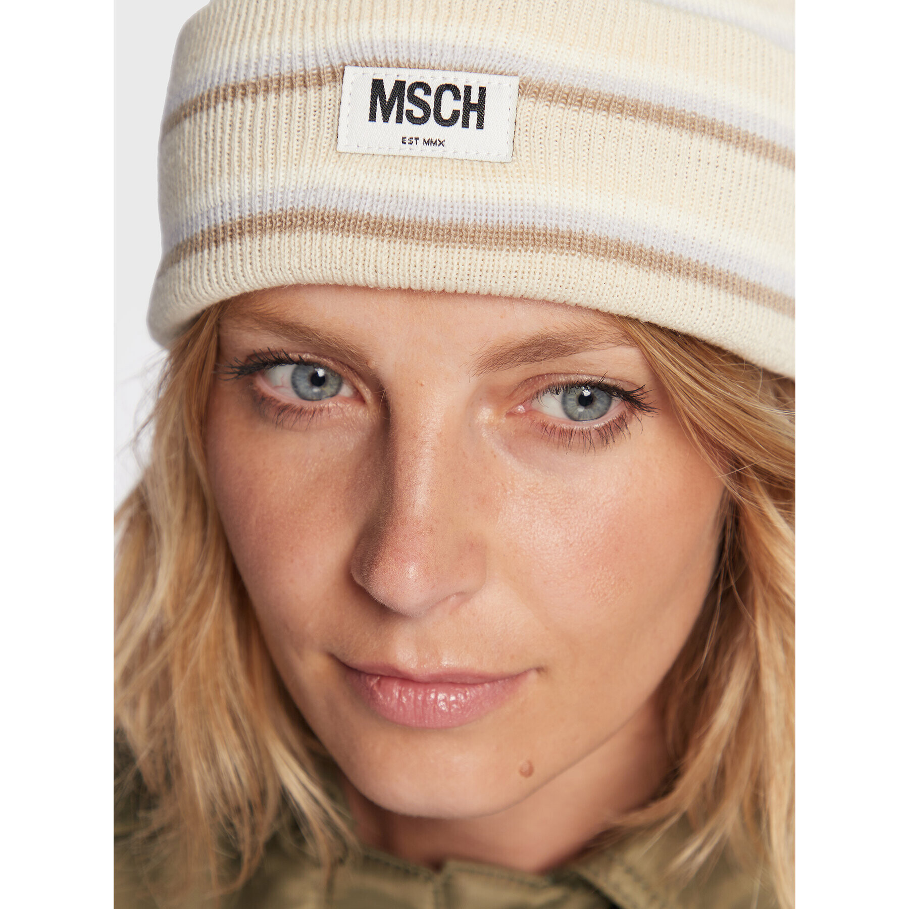 Moss Copenhagen Шапка Mojo 16998 Екрю - Pepit.bg