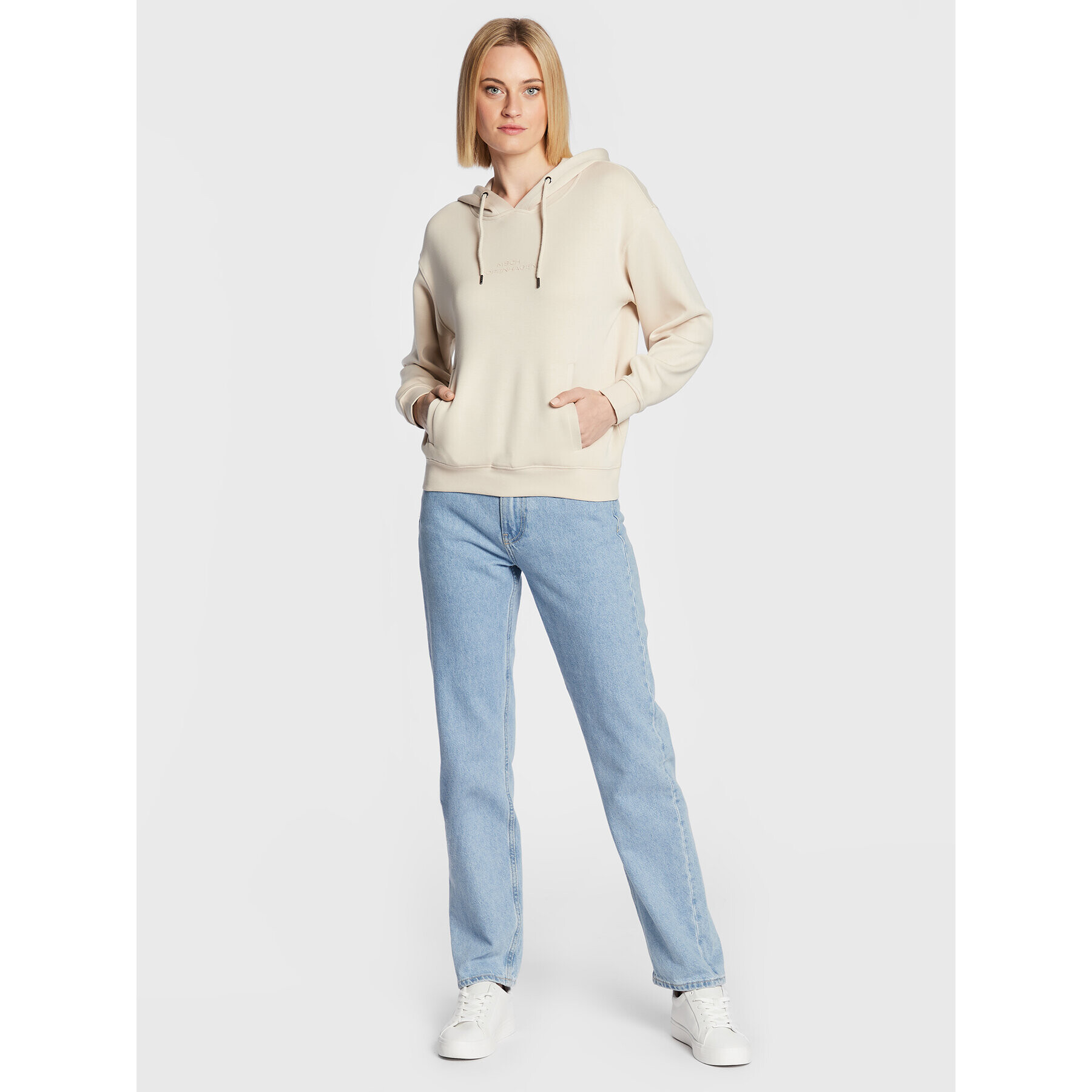 Moss Copenhagen Суитшърт Chima 16718 Бежов Relaxed Fit - Pepit.bg