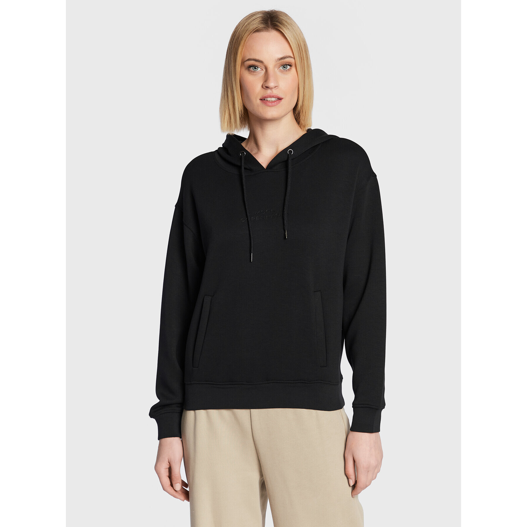 Moss Copenhagen Суитшърт Chima 16718 Черен Relaxed Fit - Pepit.bg