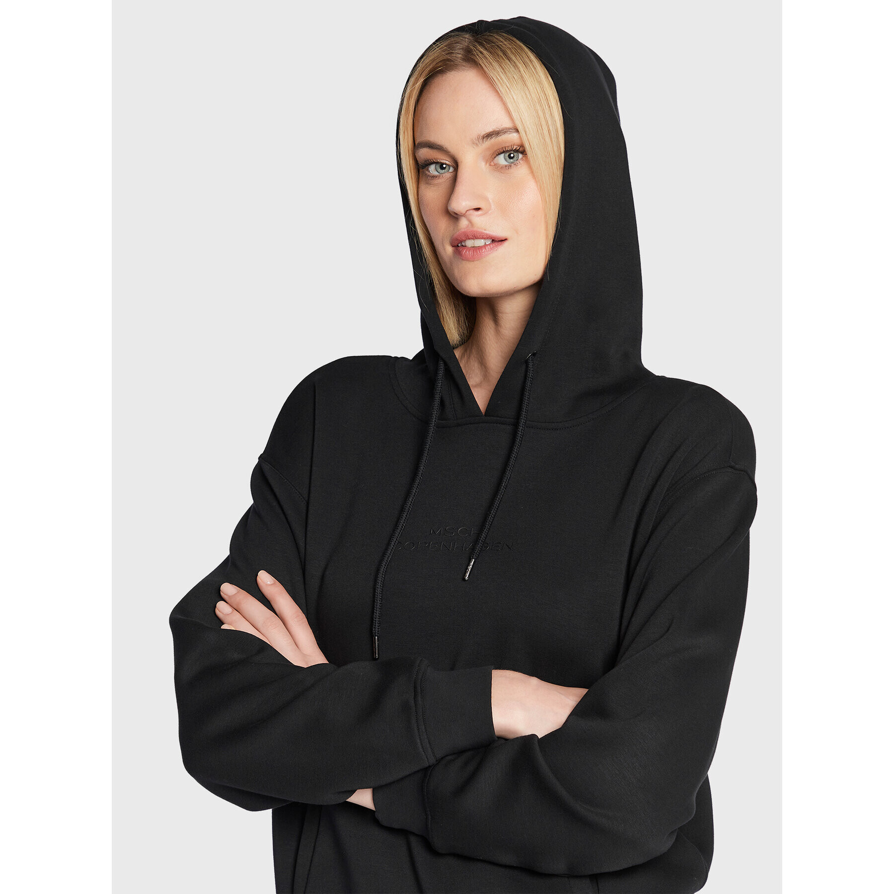 Moss Copenhagen Суитшърт Chima 16718 Черен Relaxed Fit - Pepit.bg