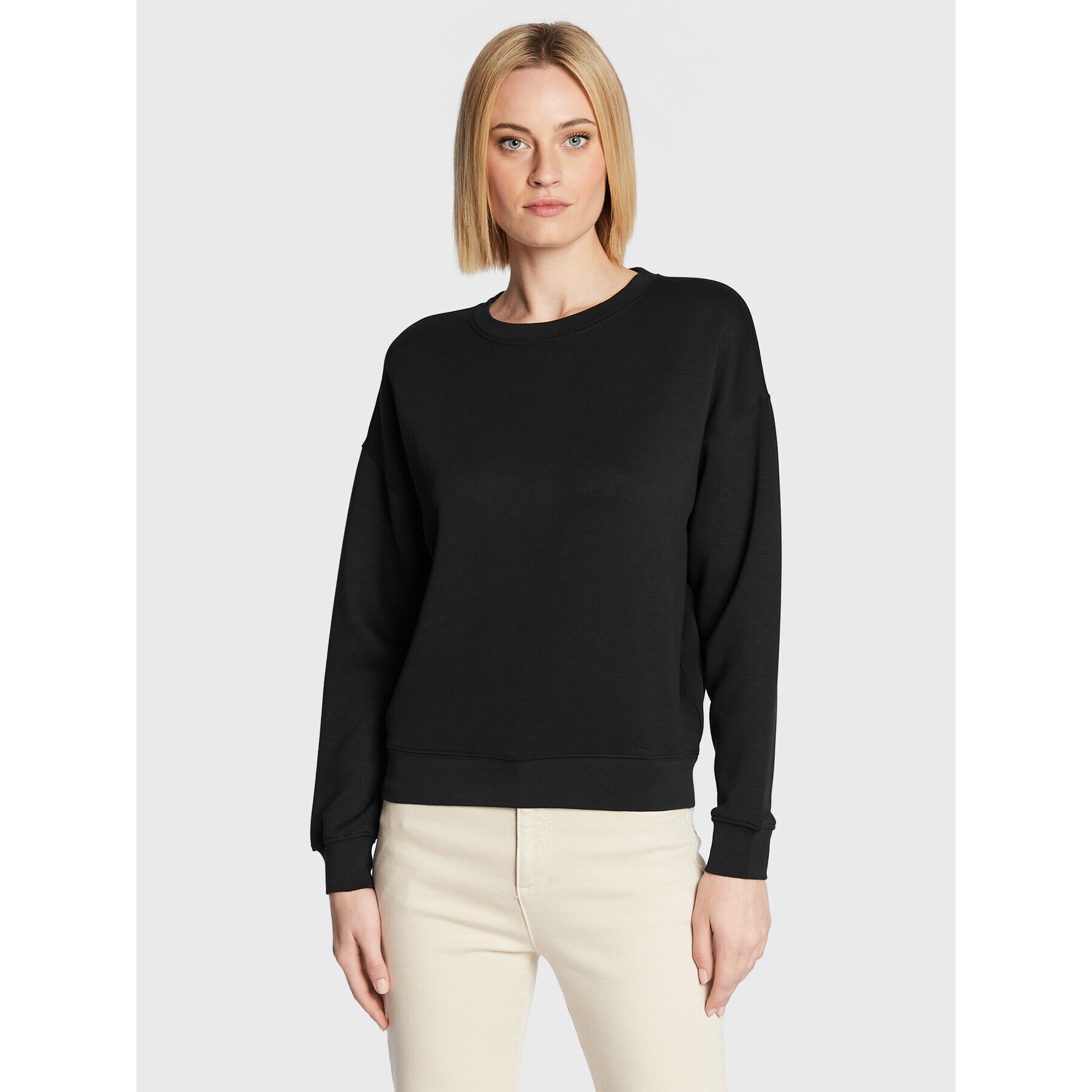 Moss Copenhagen Суитшърт Chima 16719 Черен Relaxed Fit - Pepit.bg