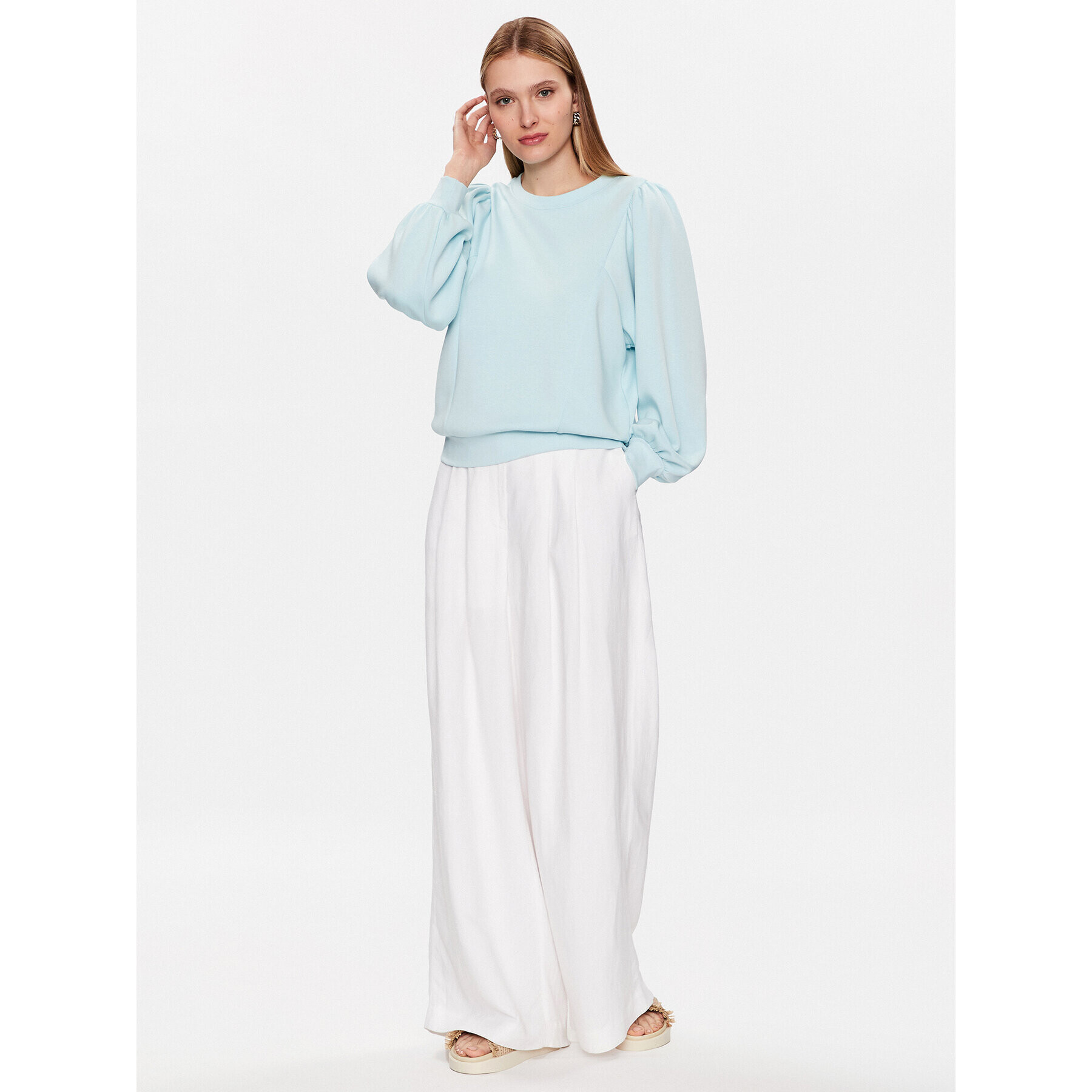 Moss Copenhagen Суитшърт Makira 17338 Син Regular Fit - Pepit.bg