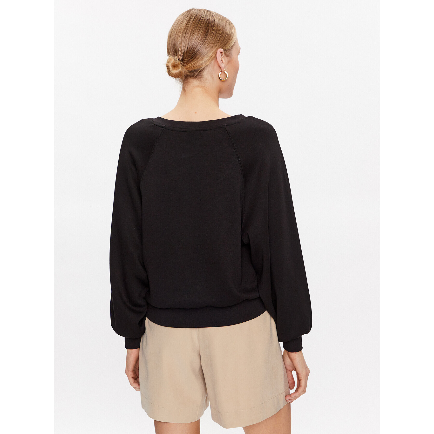 Moss Copenhagen Суитшърт Nelina 17461 Черен Regular Fit - Pepit.bg