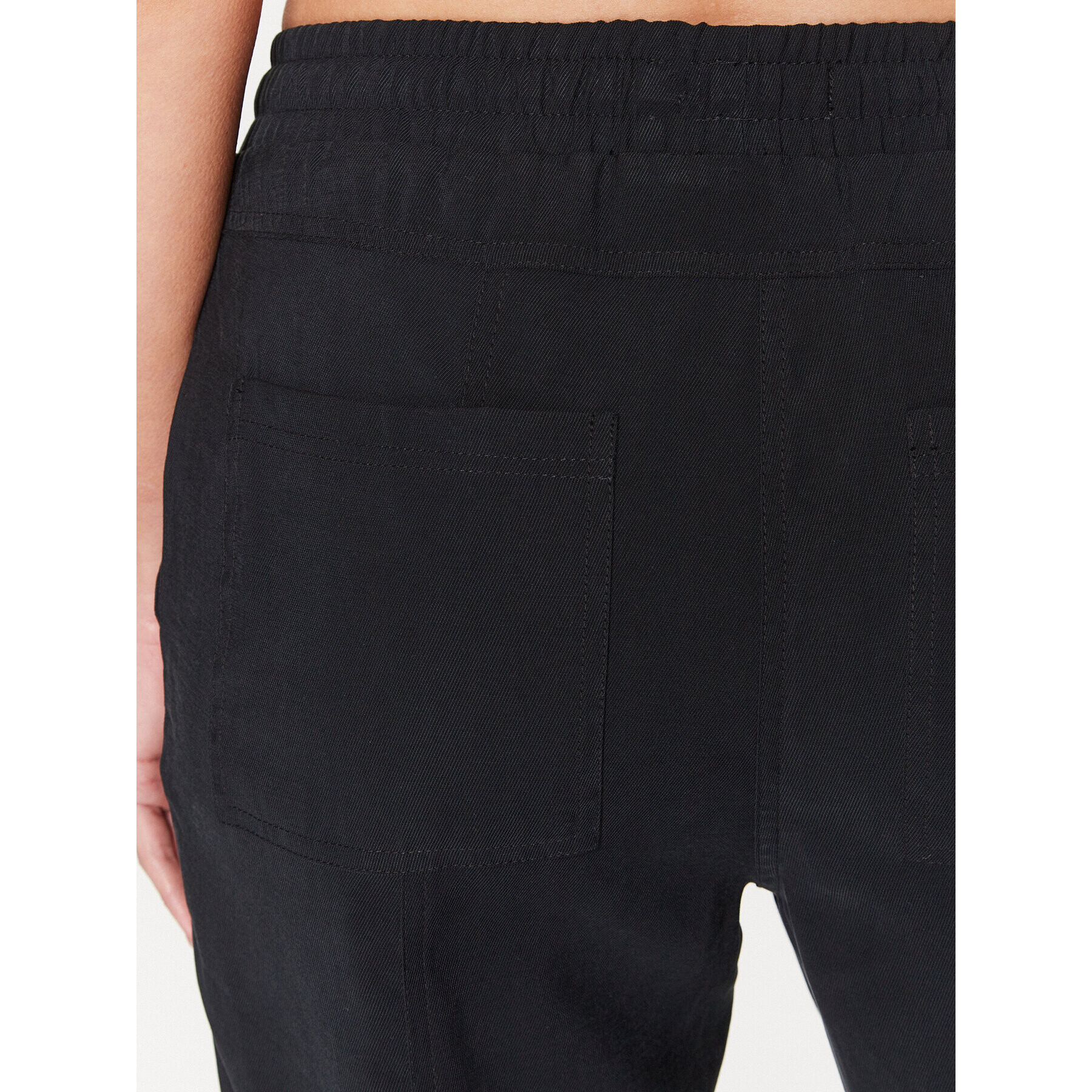 Moss Copenhagen Текстилни панталони 17515 Черен Basic Fit - Pepit.bg